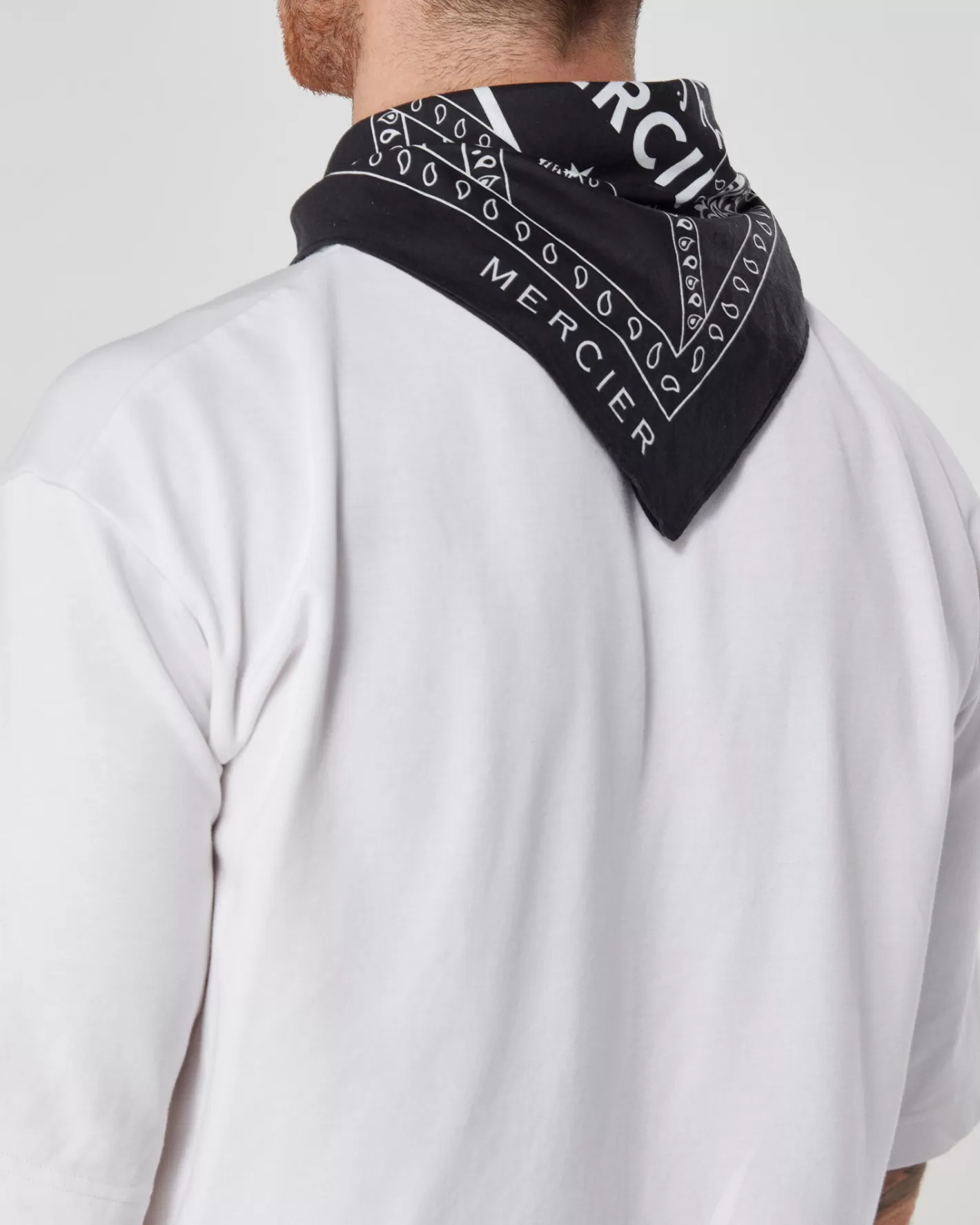 Homme Mercier Accessoires<Badge noir Paisley Bandana