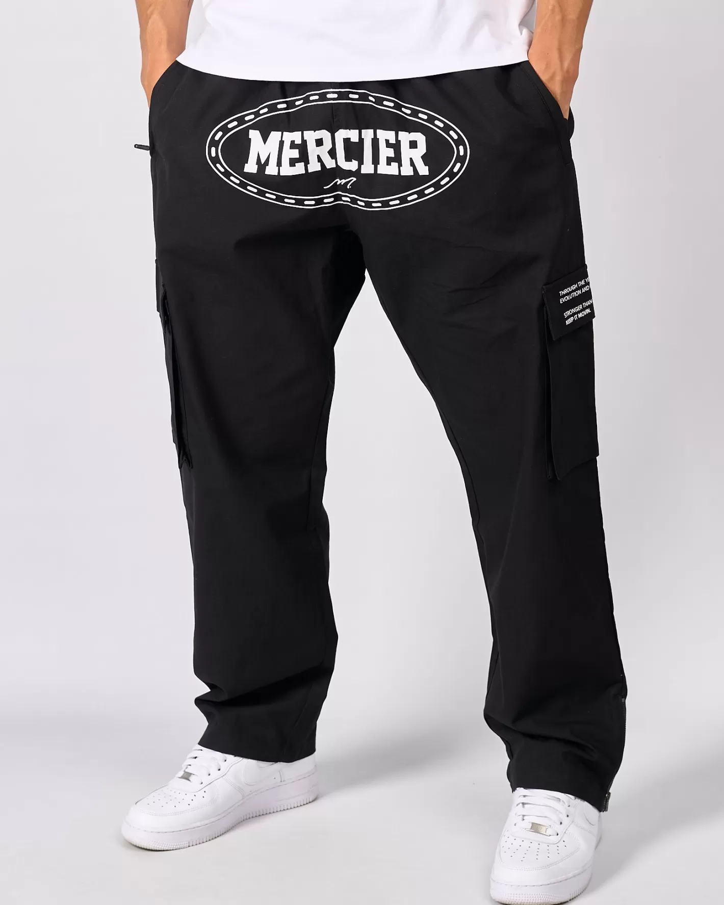 Homme Mercier Coupe-vent Et Cargaisons<Black Maison Cargo