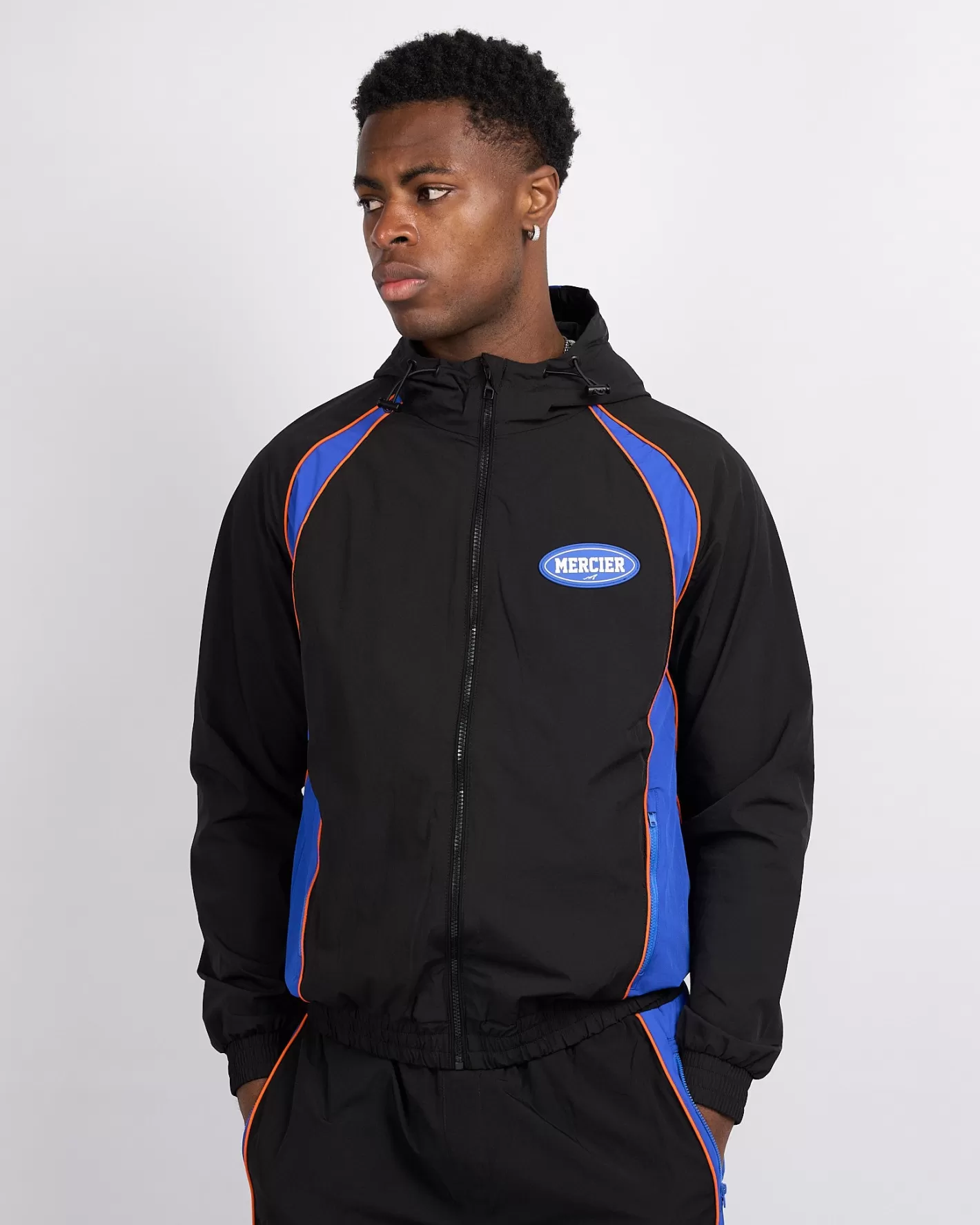 Homme Mercier Survêtements | Coupe-vent Et Cargaisons<Black Maison Racer Track Top