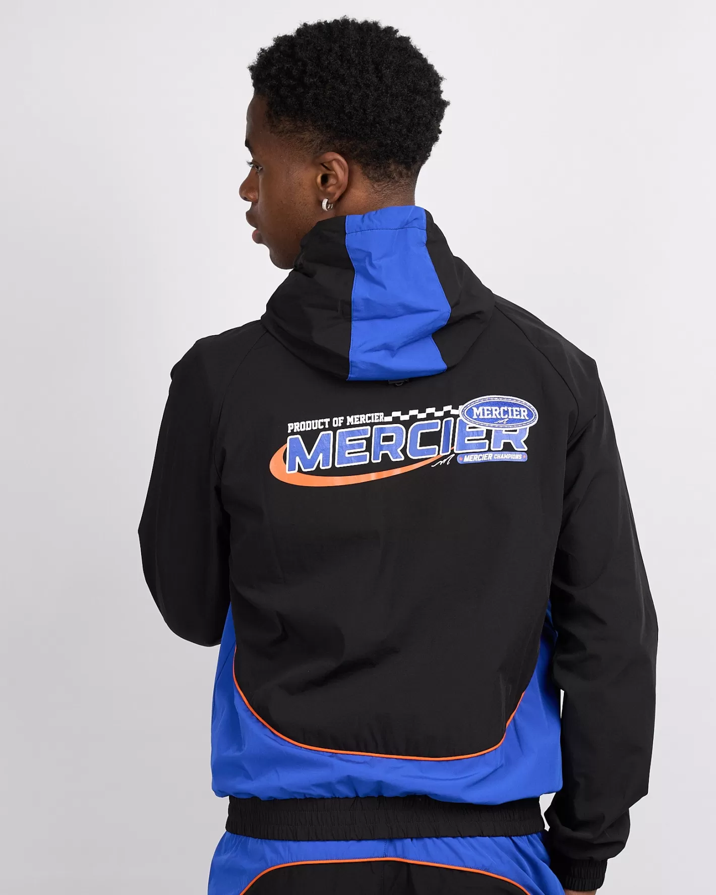 Homme Mercier Survêtements | Coupe-vent Et Cargaisons<Black Maison Racer Track Top