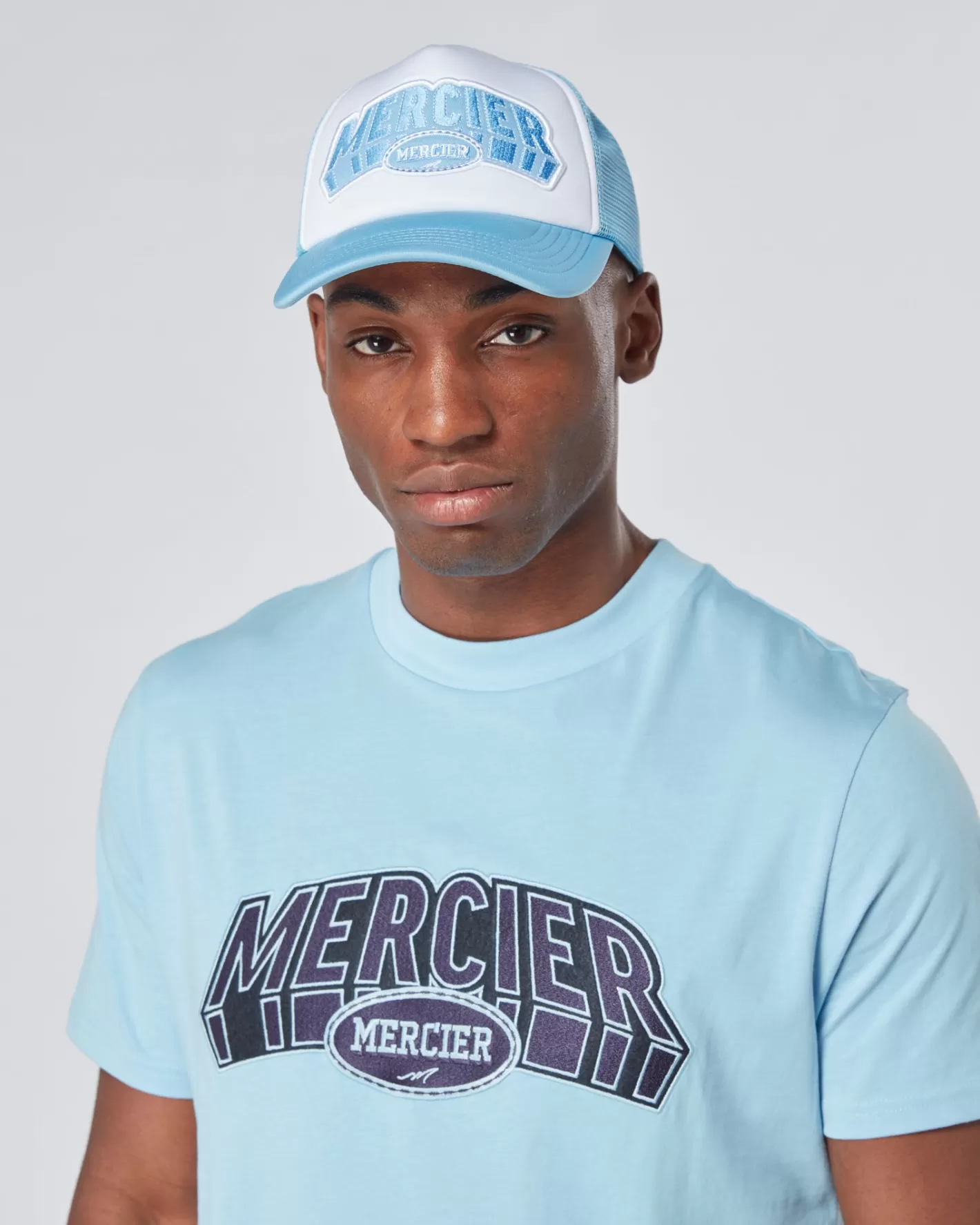 Homme Mercier Accessoires | Couvre-chef<Camionneur de mousse Cour blanc ciel