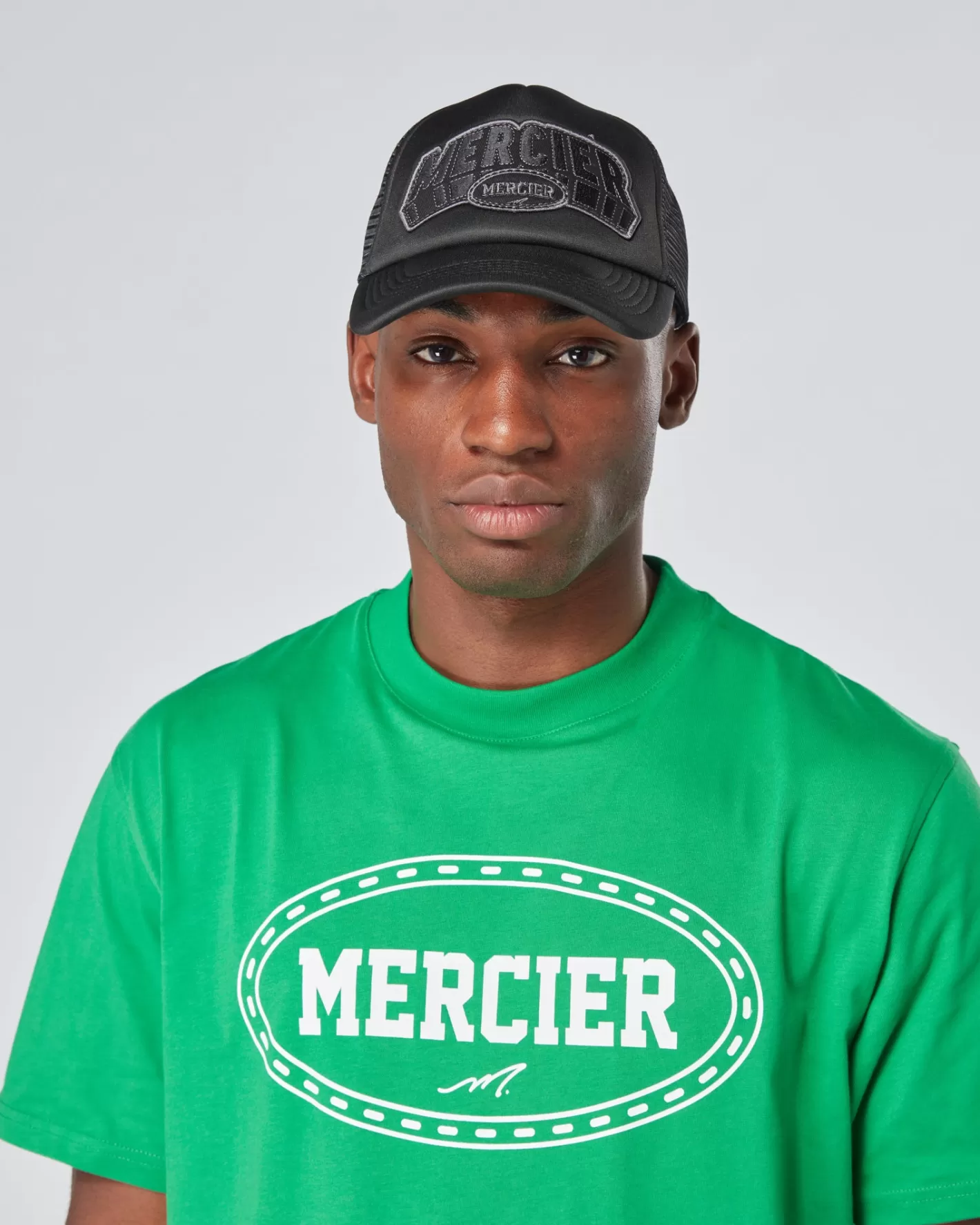 Homme Mercier Accessoires | Couvre-chef<Camionneur de mousse noire de cour