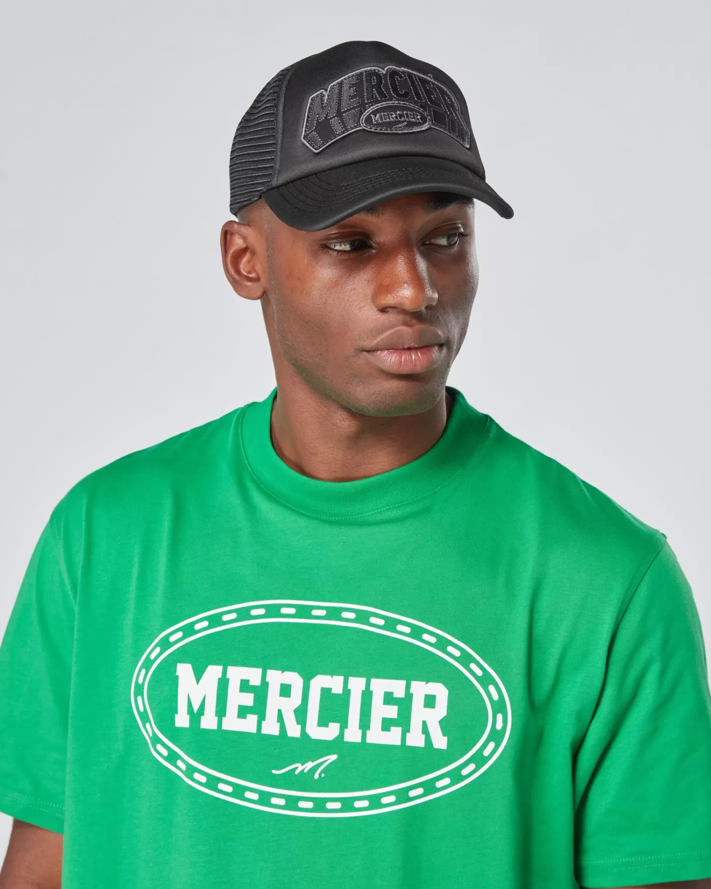 Homme Mercier Accessoires | Couvre-chef<Camionneur de mousse noire de cour