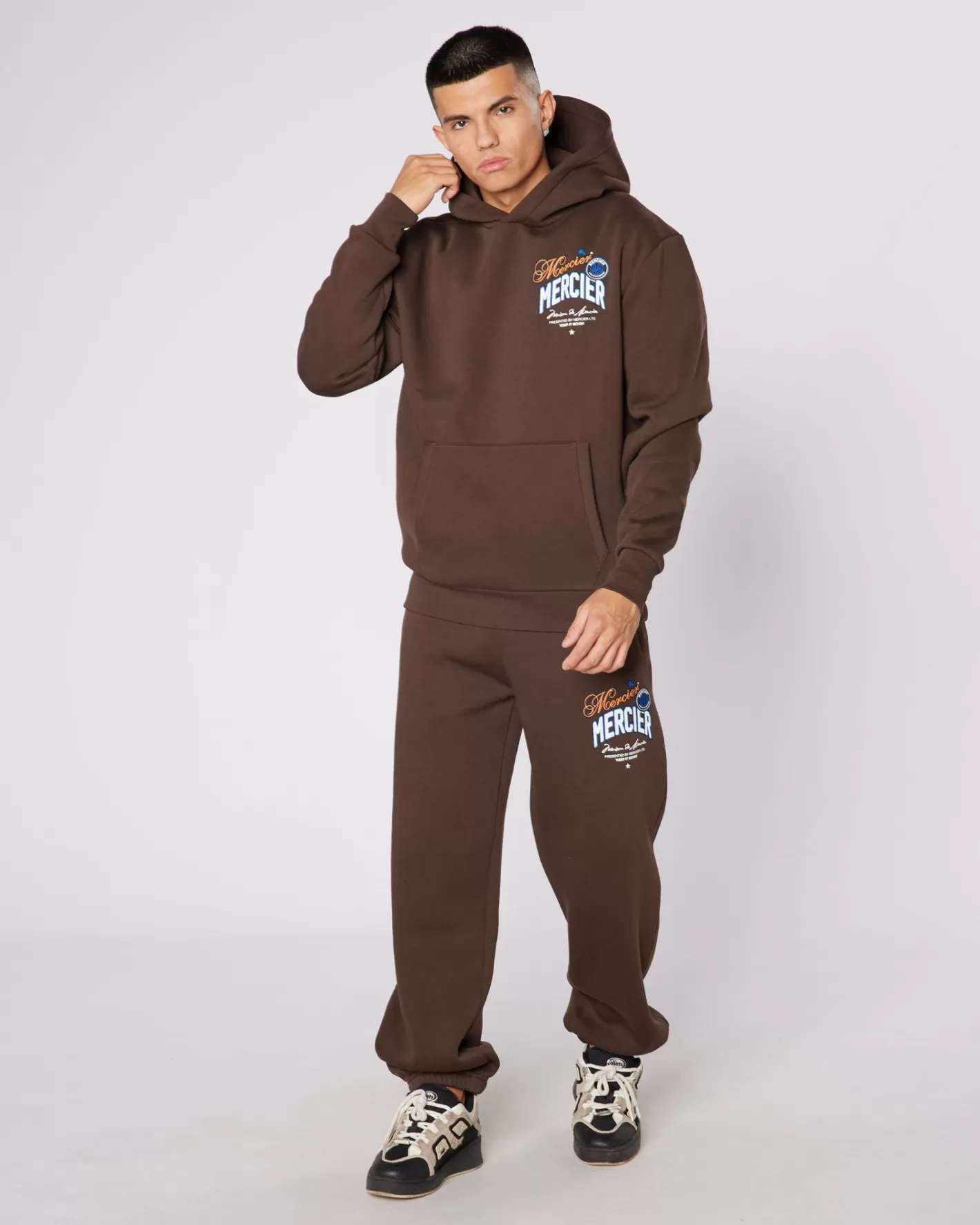 Homme Mercier Hauts De Survêtement/sweats À Capuche | Survêtements<Chocolate Guerrilla Hoodie