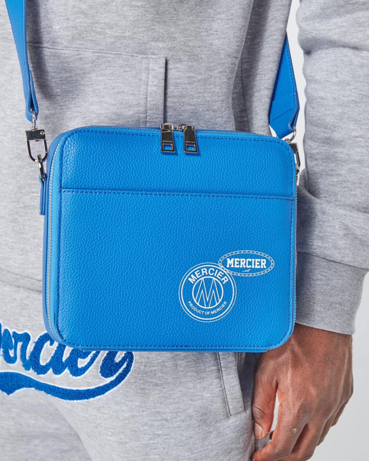 Homme Mercier Accessoires<Cobalt AND Sac messager-Exclusif