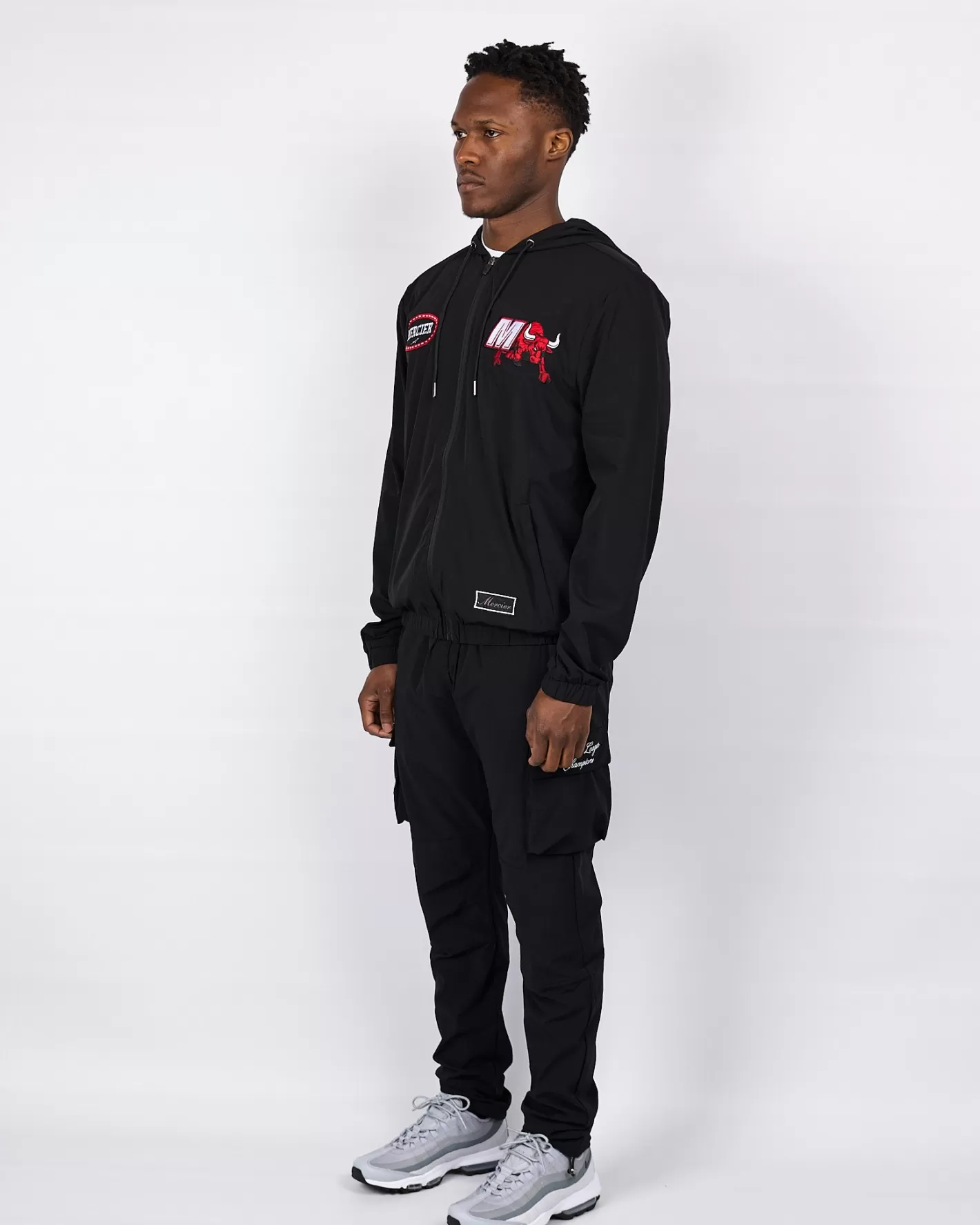 Homme Mercier Coupe-vent Et Cargaisons<Coupe-vent Empire noir rouge