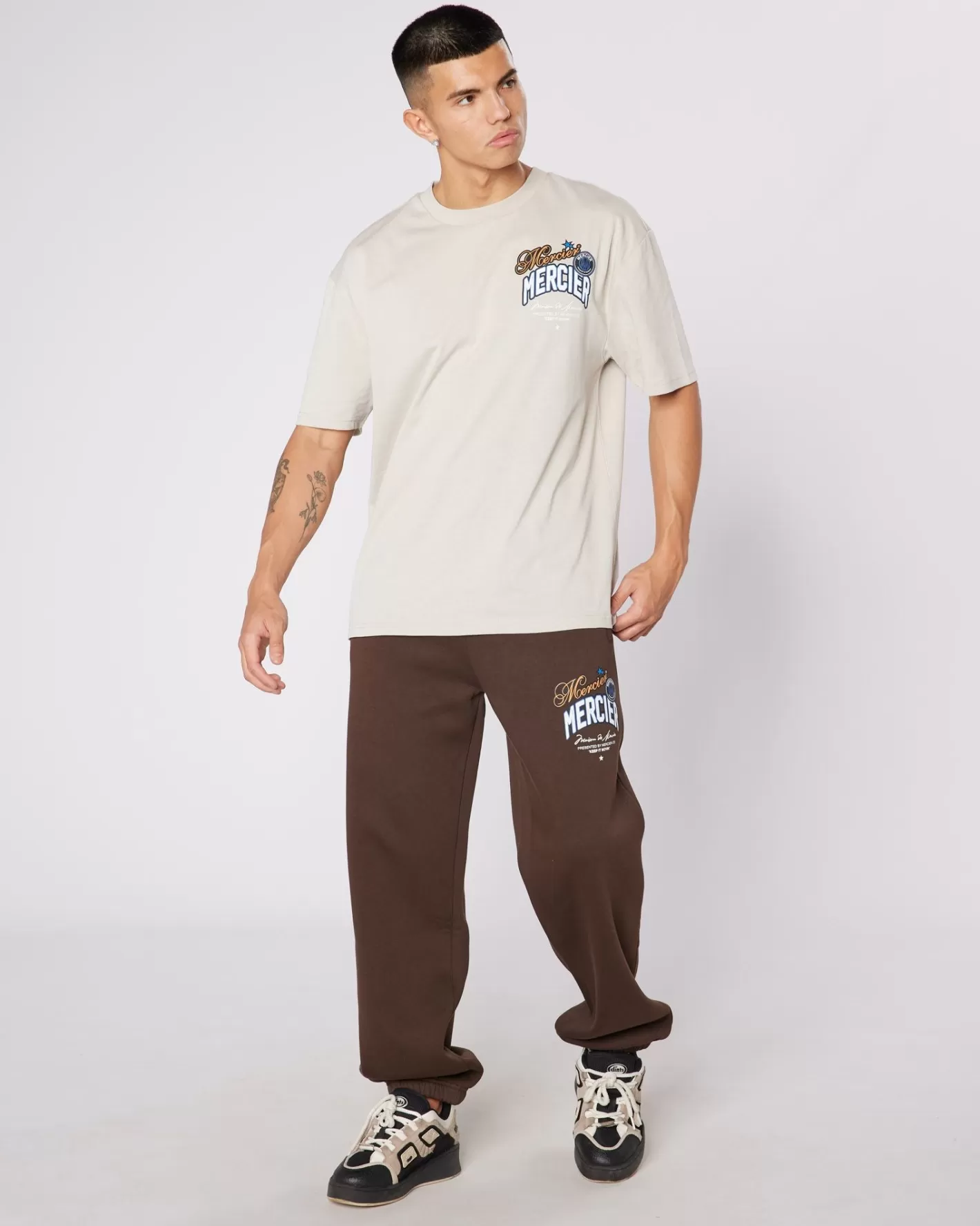 Homme Mercier T-shirts<Ecru Guerrilla Tshirt