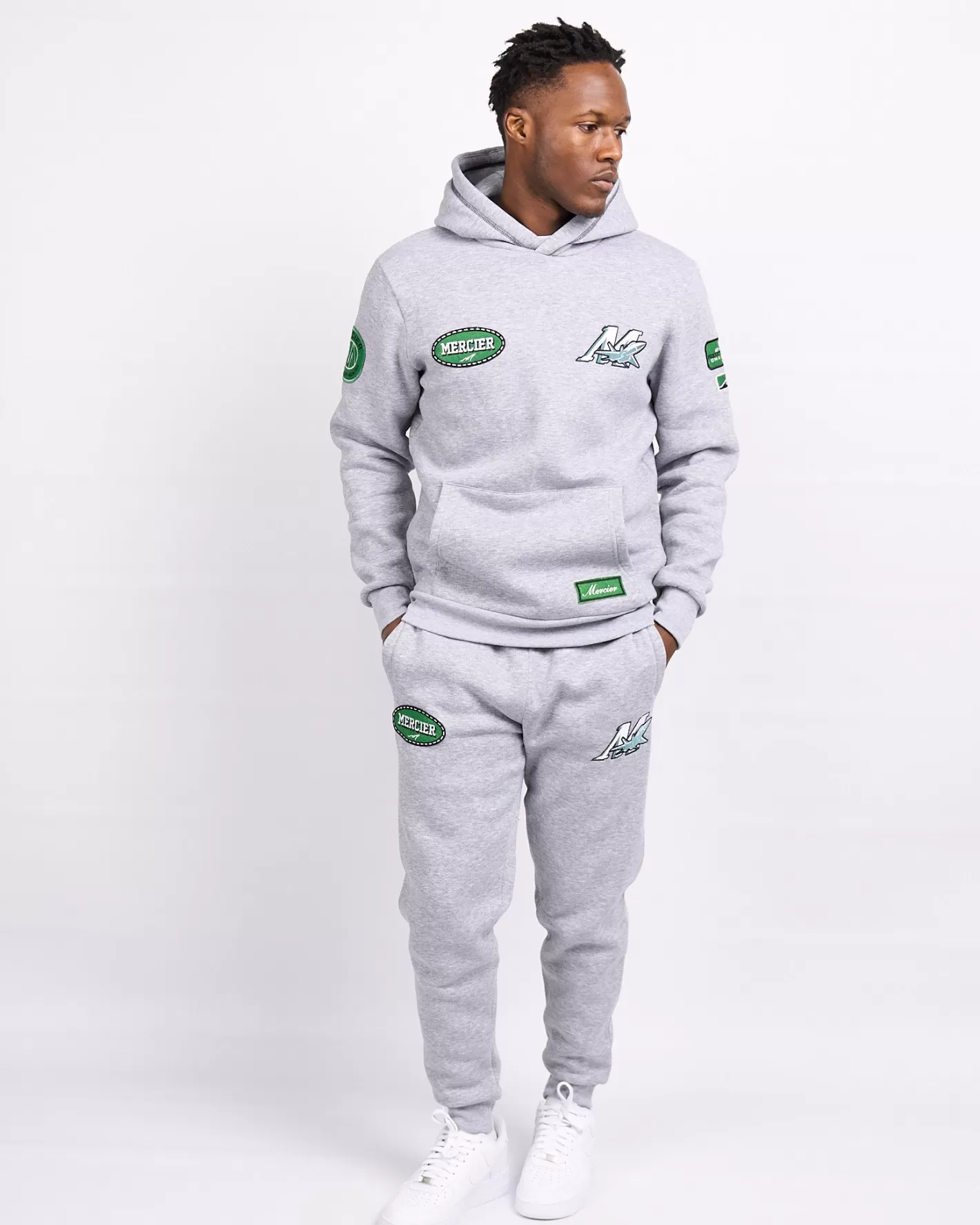 Homme Mercier Joggeurs | Survêtements<Grey Marl Empire Joggers