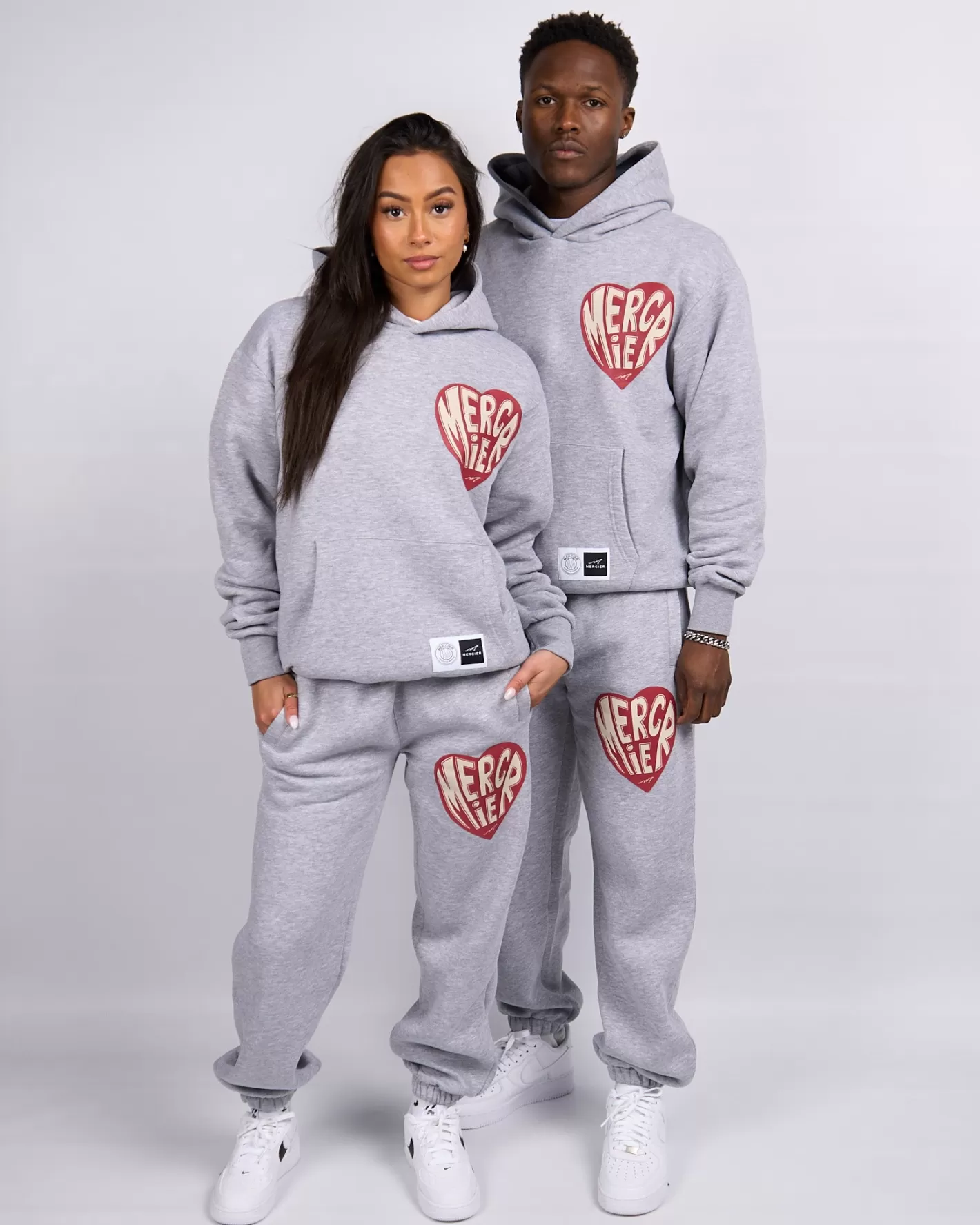 Femme Mercier Pantalons De Jogging/leggings Pour Femmes | Survêtements Pour Femmes<Grey Marl Heart Joggers