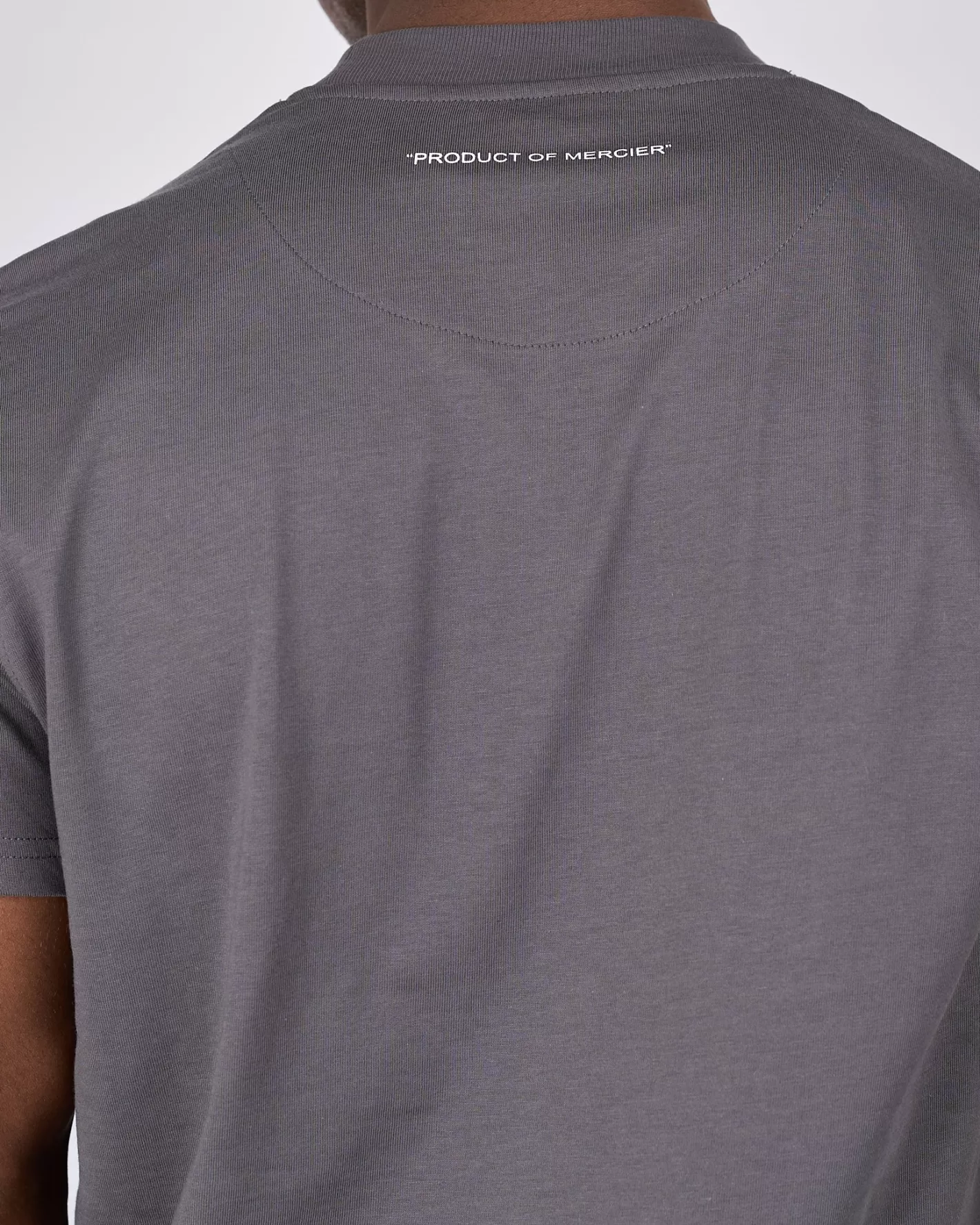 Homme Mercier T-shirts<Gris Magnet Mono Badge Tshirt