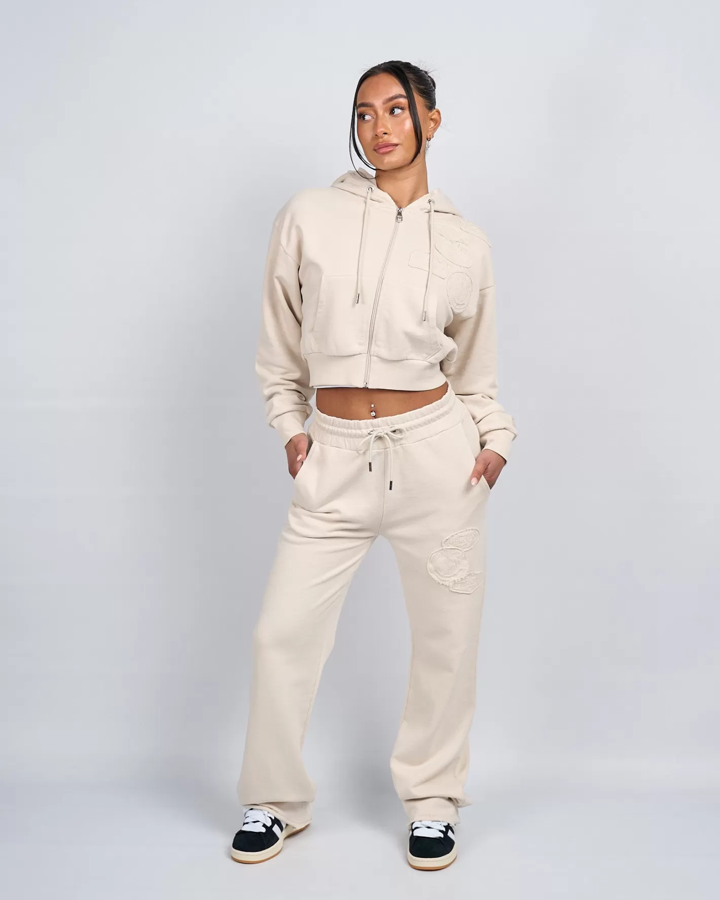 Femme Mercier Pantalons De Jogging/leggings Pour Femmes | Survêtements Pour Femmes<Joggers bruts pour femmes Stone AND Badge