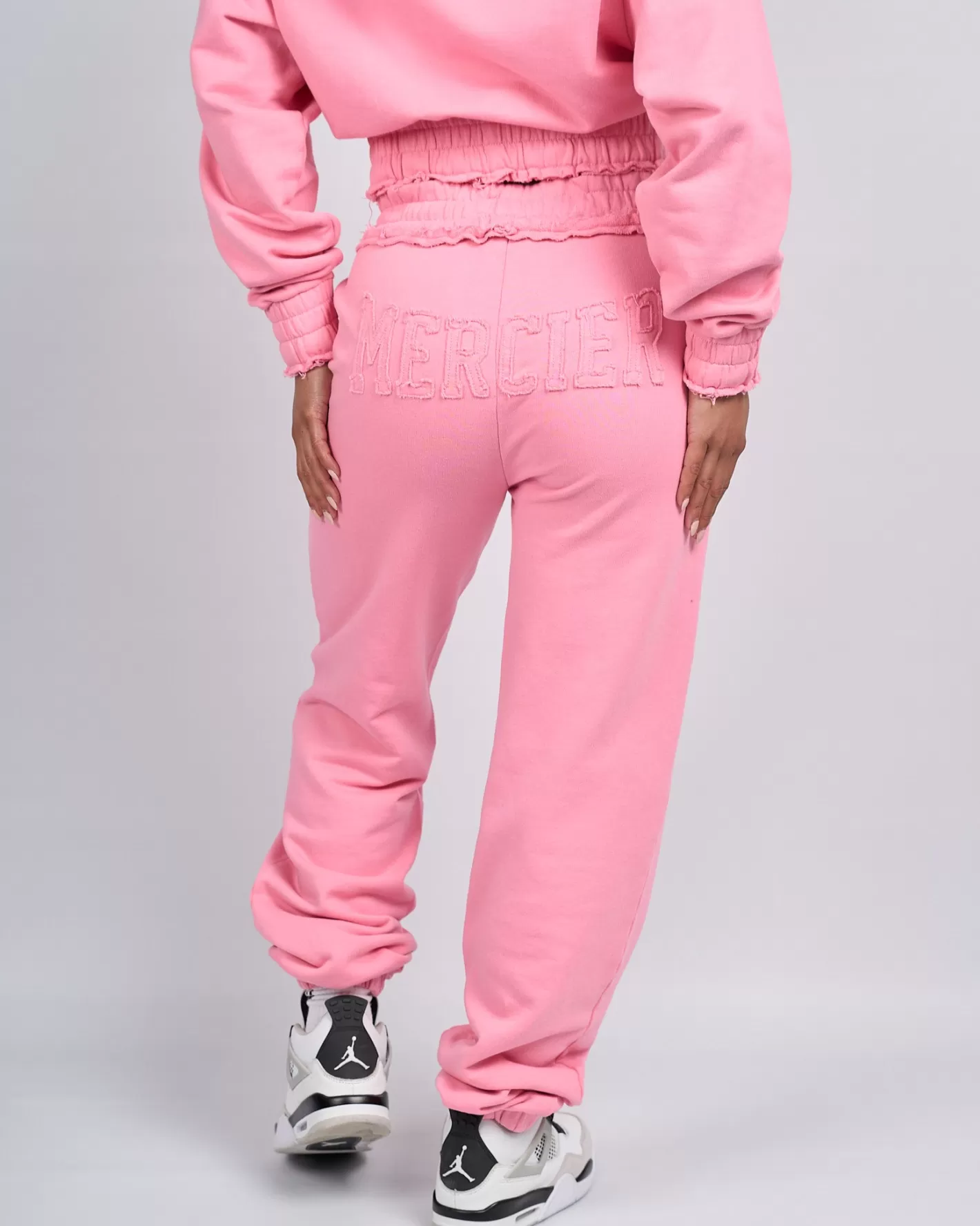 Femme Mercier Pantalons De Jogging/leggings Pour Femmes | Survêtements Pour Femmes<Jogging Détresse Rose Pour Femme