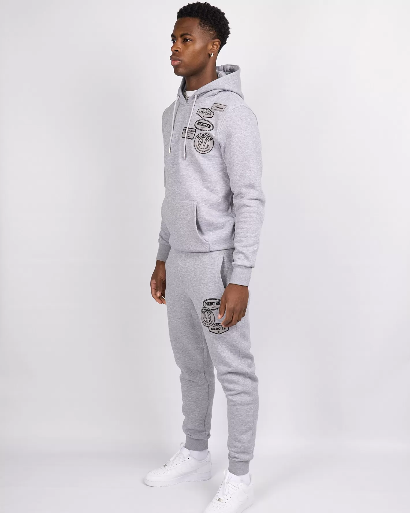 Homme Mercier Joggeurs | Survêtements<Jogging gris chiné mélangé OG
