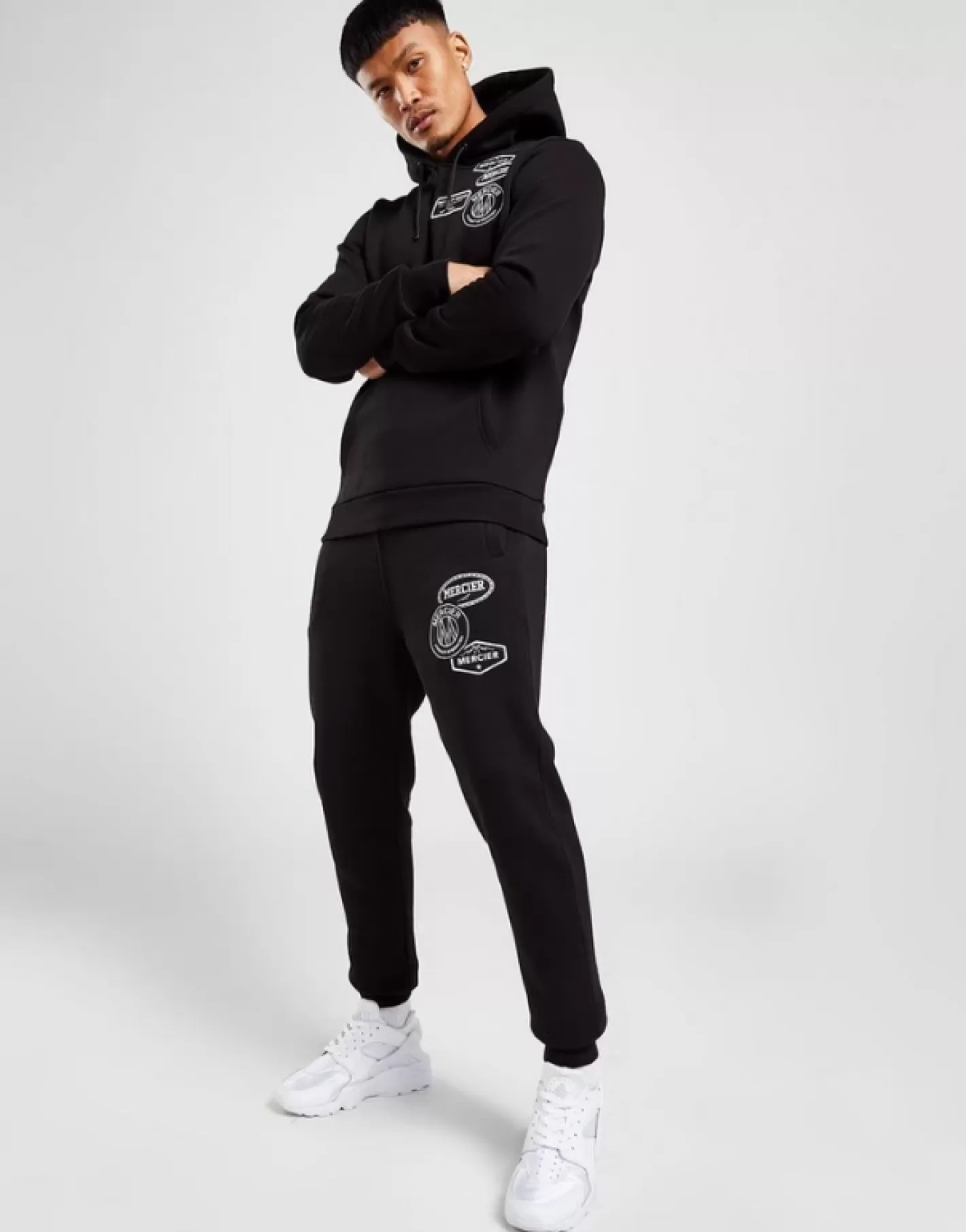 Homme Mercier Joggeurs | Survêtements<Jogging noir Mono Badge
