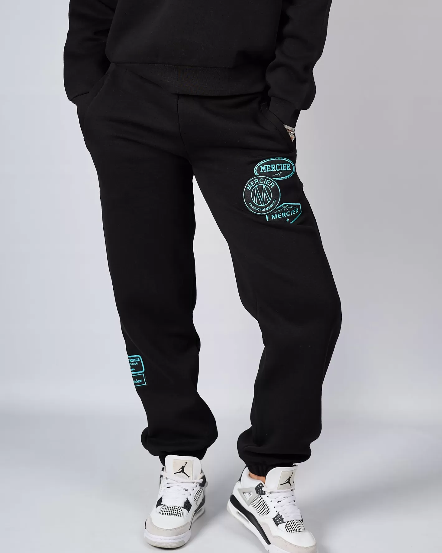 Femme Mercier Pantalons De Jogging/leggings Pour Femmes | Survêtements Pour Femmes<Jogging noir Tiffany OG Badge pour femme