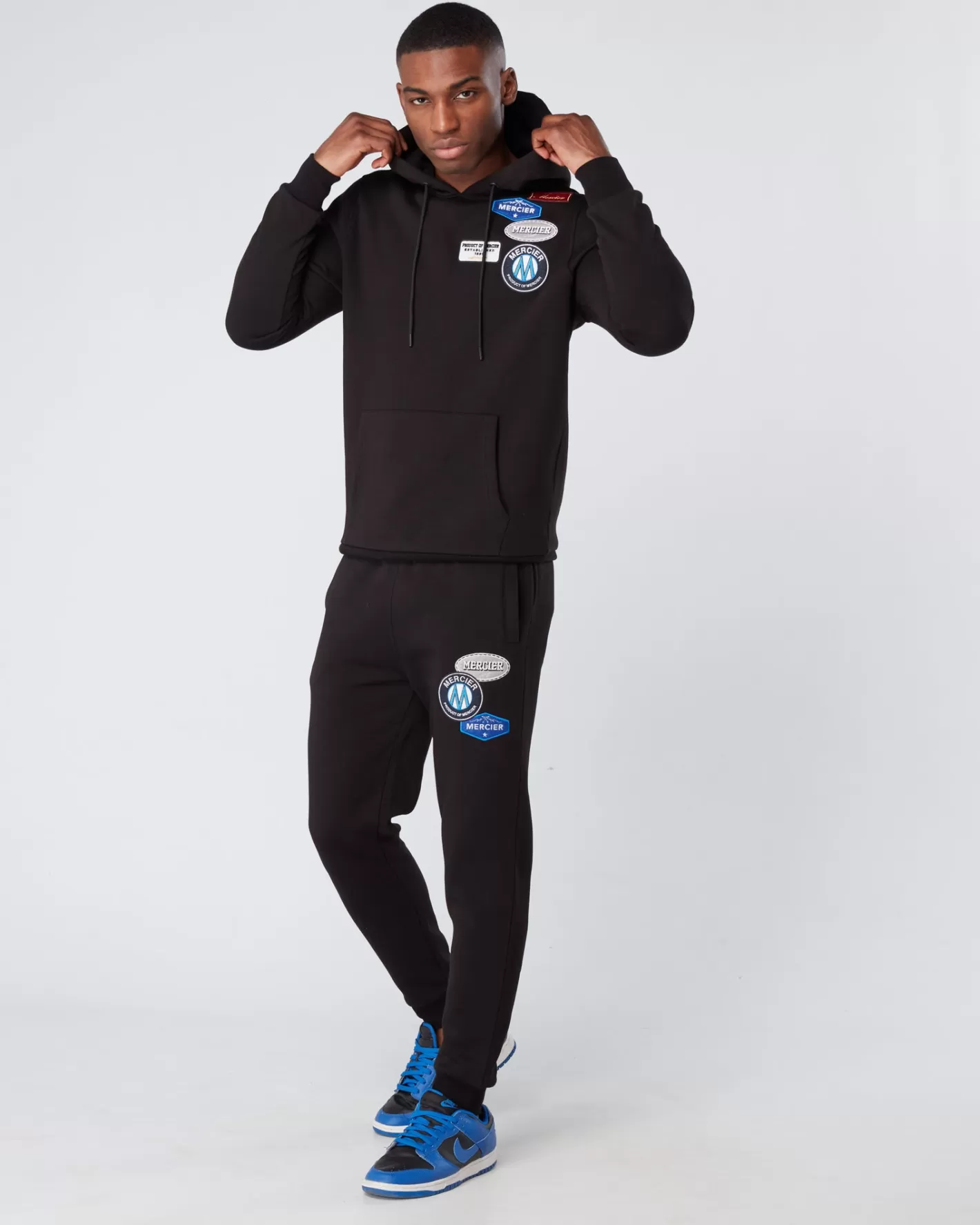 Homme Mercier Survêtements | Meilleures Ventes Pour Hommes< ET Badge Jogger Noir.