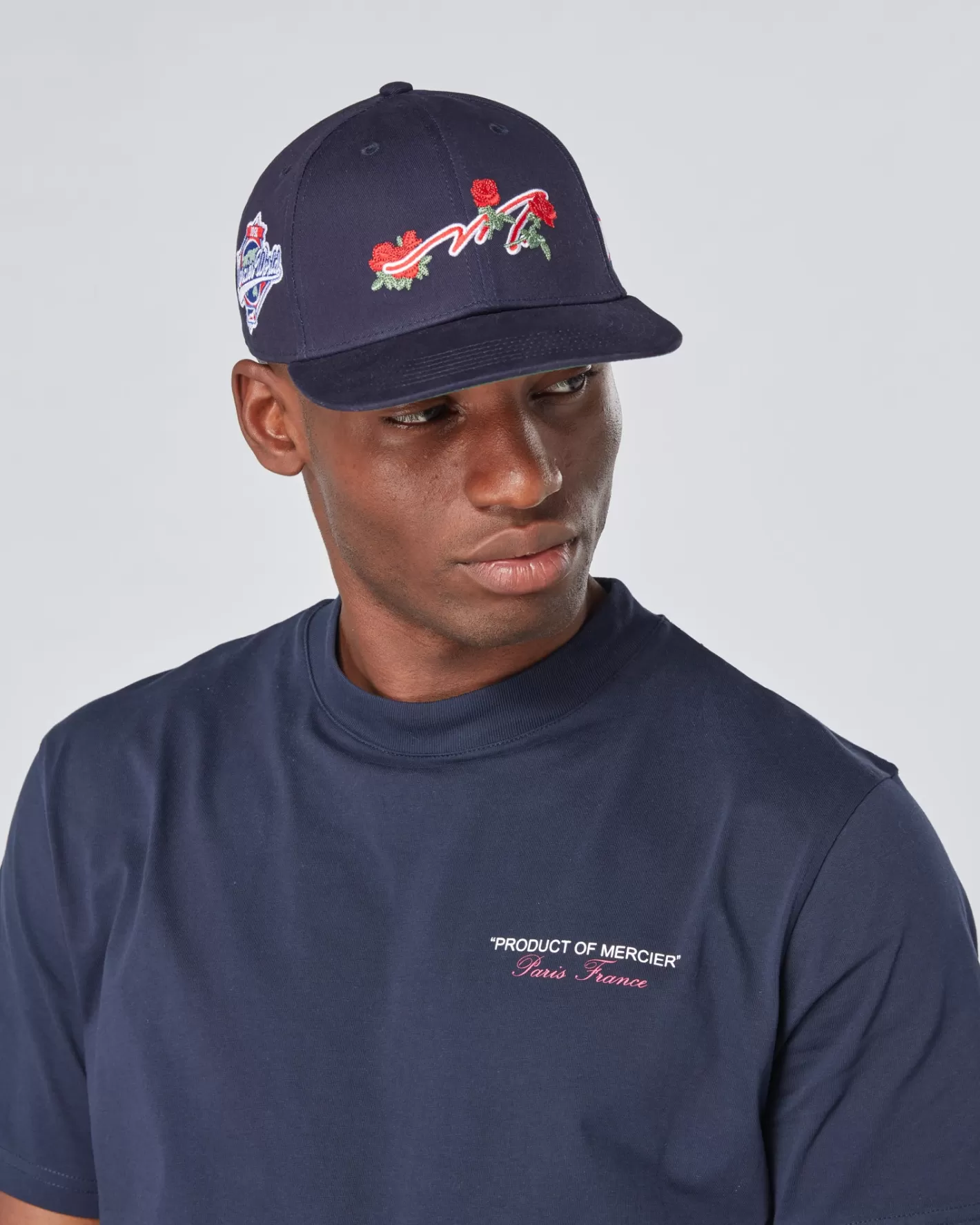 Homme Mercier Accessoires | Couvre-chef<Navy Ornate Cap
