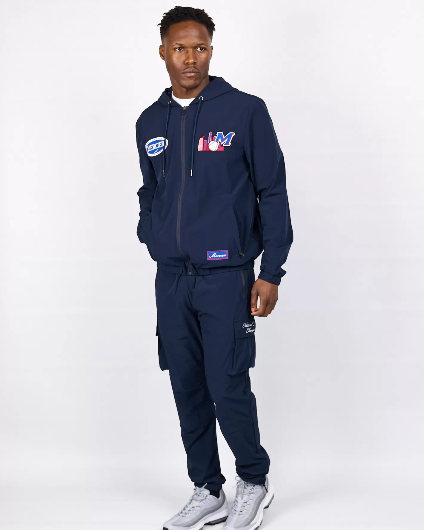 Homme Mercier Coupe-vent Et Cargaisons<Navy Red Empire Cargos