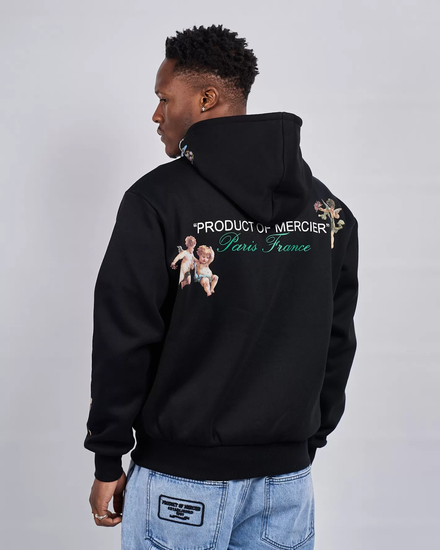 Homme Mercier Hauts De Survêtement/sweats À Capuche<Noir Angelo Product Of Zip Sweats à capuche