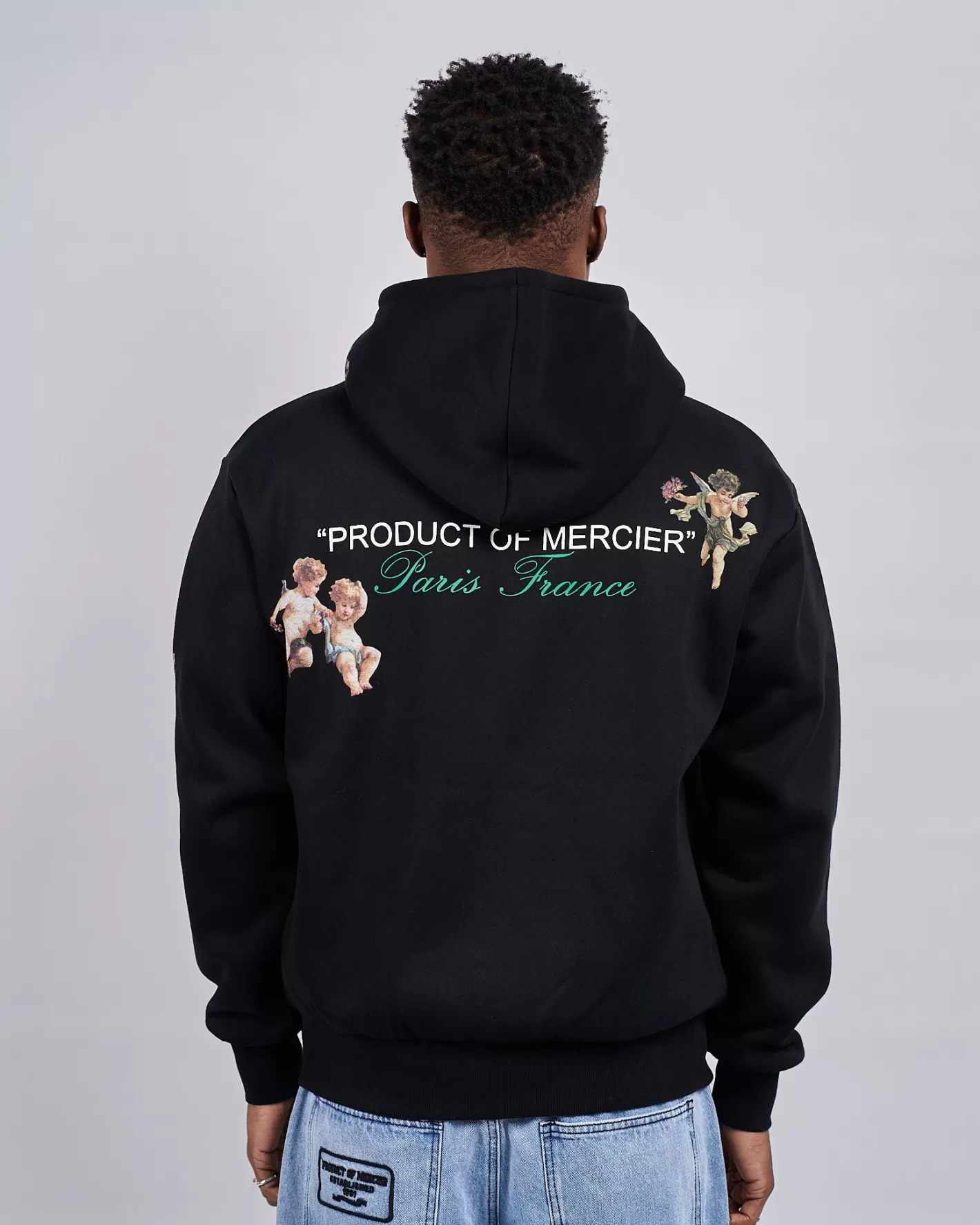 Homme Mercier Hauts De Survêtement/sweats À Capuche<Noir Angelo Product Of Zip Sweats à capuche