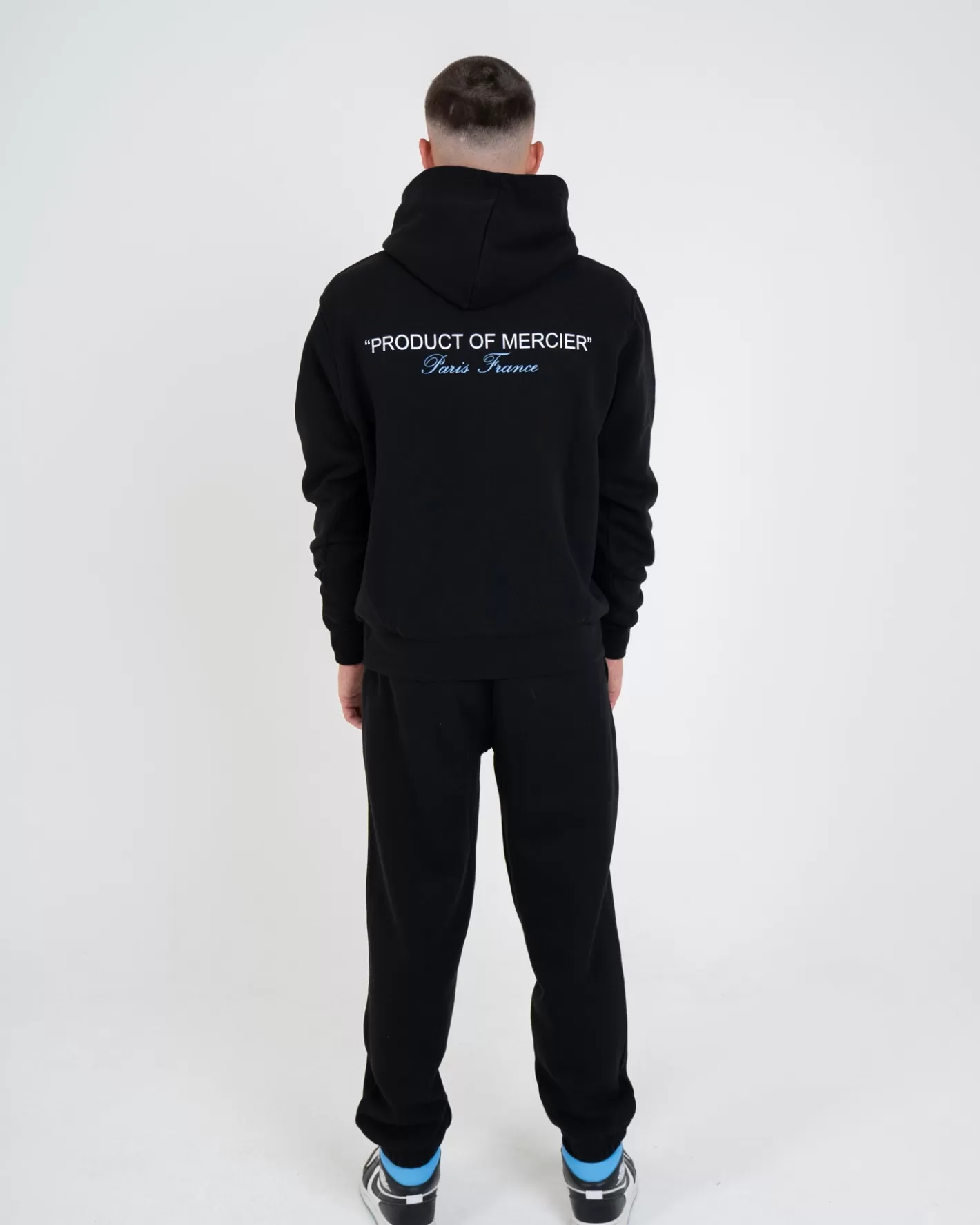 Homme Mercier Joggeurs | Survêtements<Pantalon de jogging noir bleu ciel produit par
