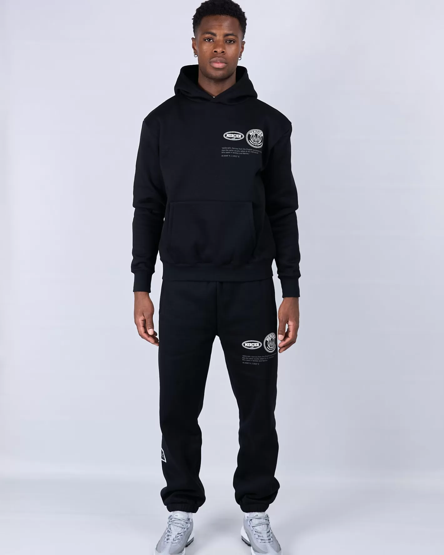 Homme Mercier Joggeurs | Survêtements<Pantalon gris noir Caruso