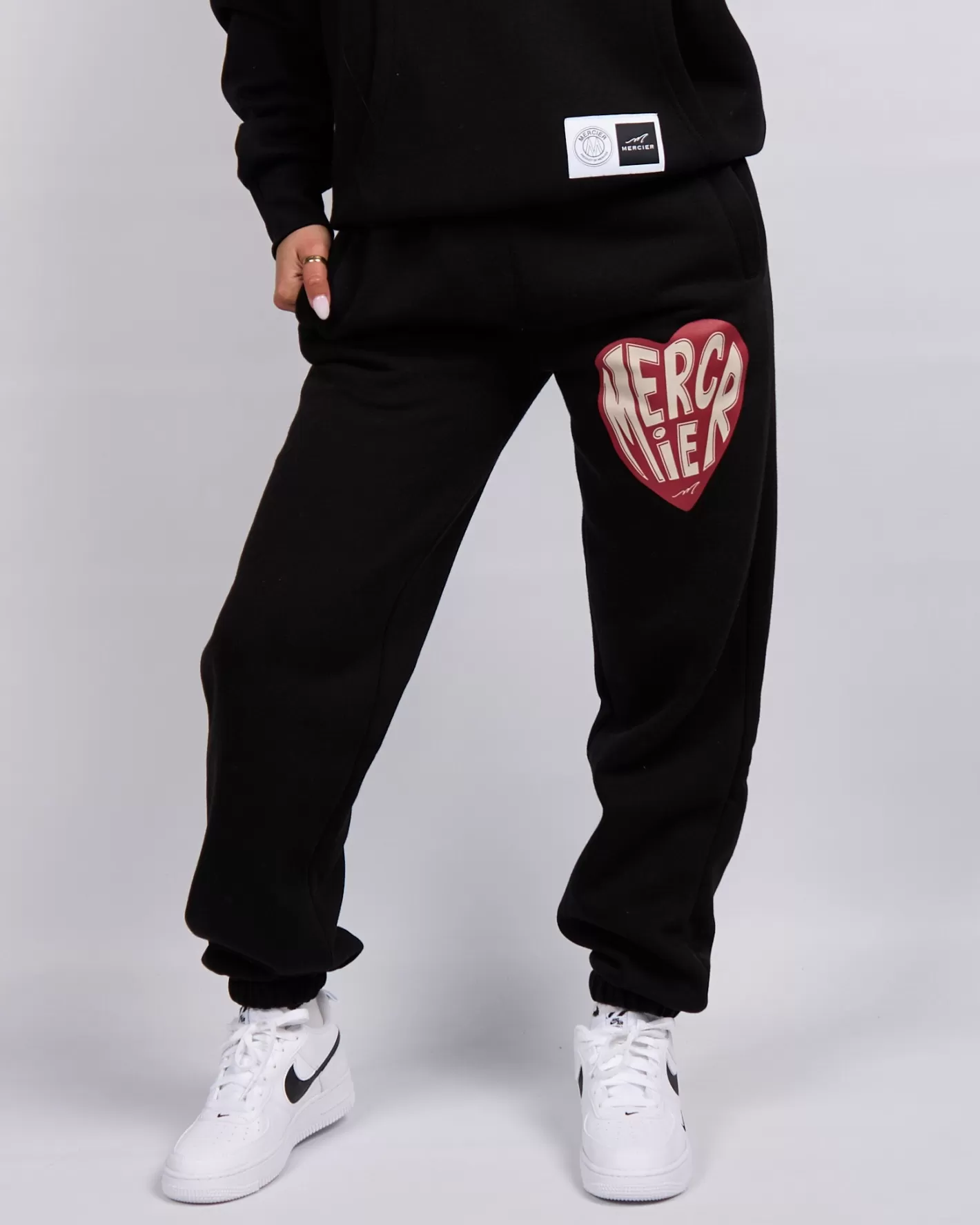 Femme Mercier Pantalons De Jogging/leggings Pour Femmes | Survêtements Pour Femmes<Pantalon Jogging Noir Heart