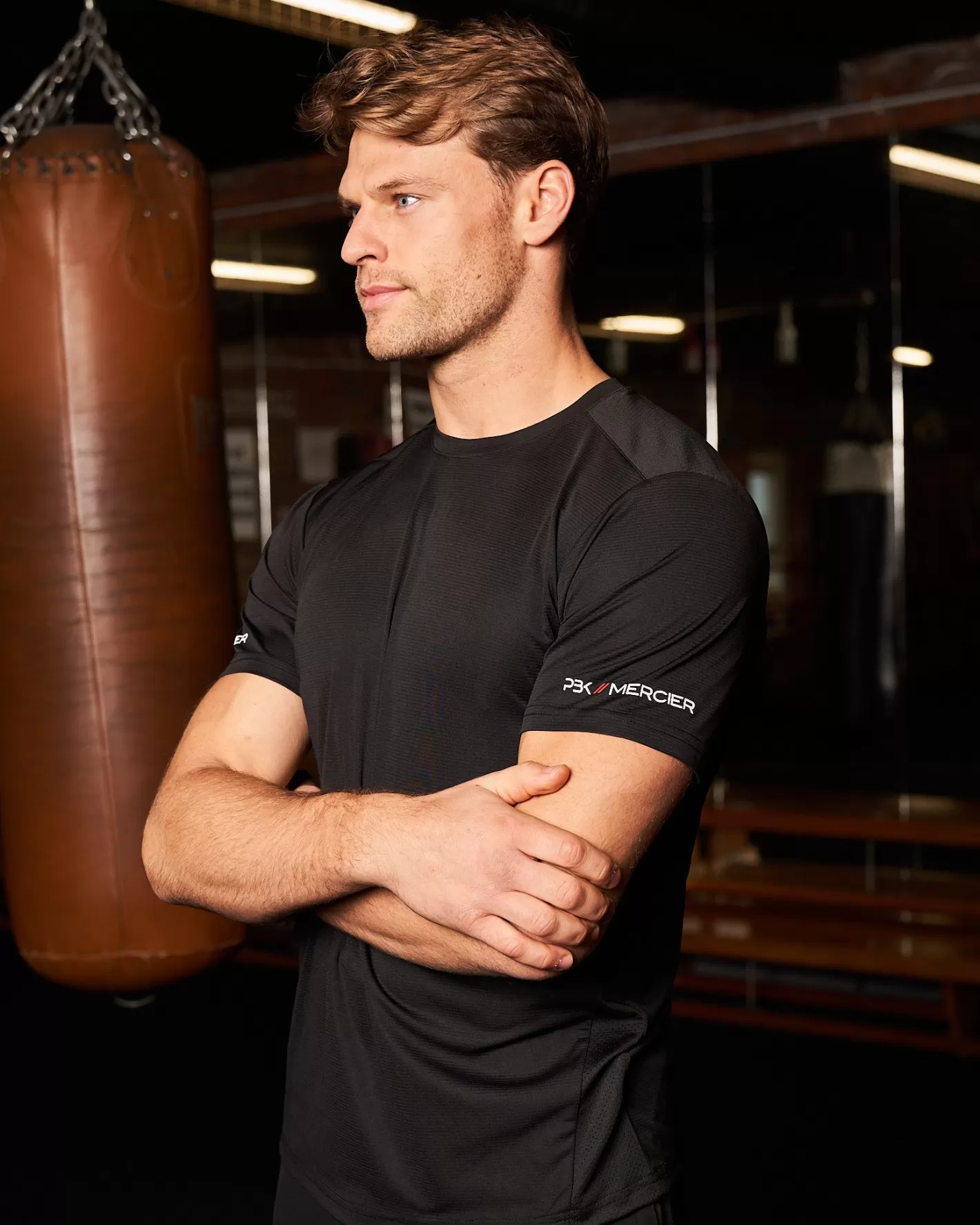Homme Mercier Pbk//mercier<PBK// Performance Tshirt Black