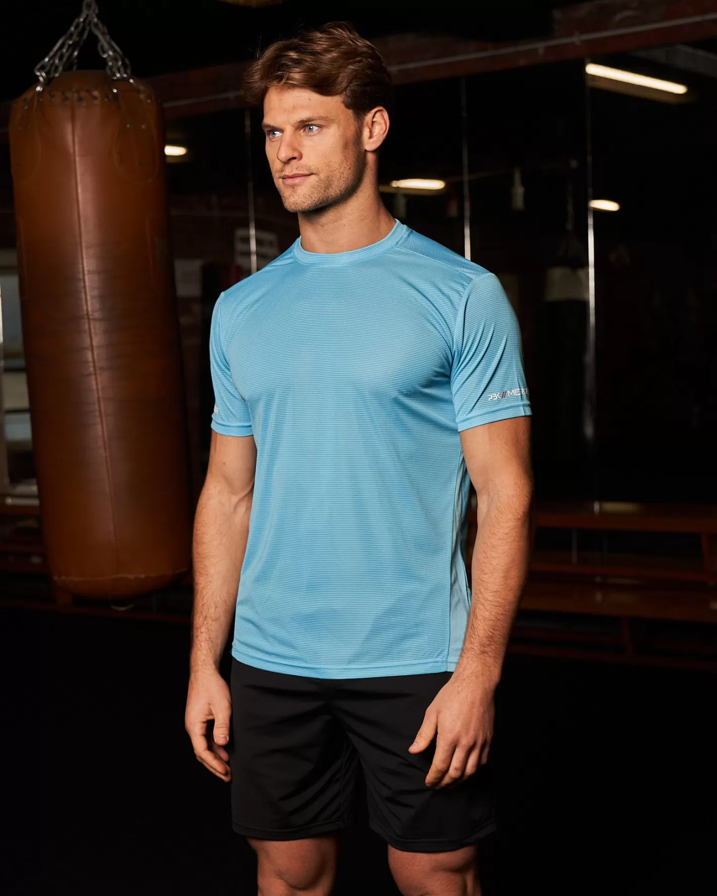 Homme Mercier Pbk//mercier<PBK// Performance Tshirt Bright Blue
