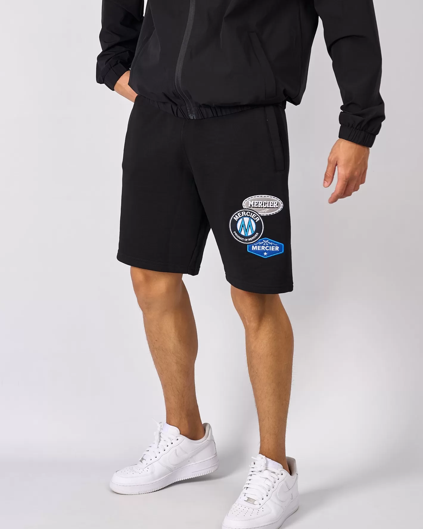Homme Mercier Ensembles D'été | Short<Short noir OG Badge