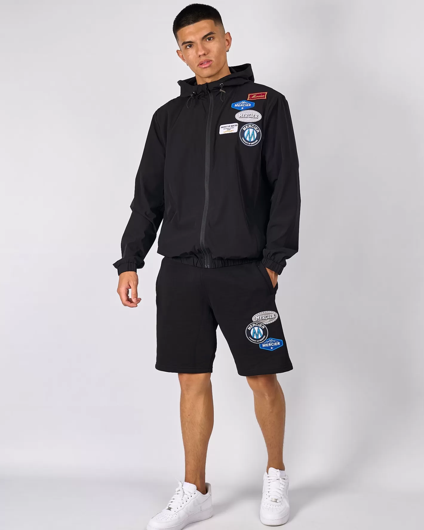 Homme Mercier Ensembles D'été | Short<Short noir OG Badge