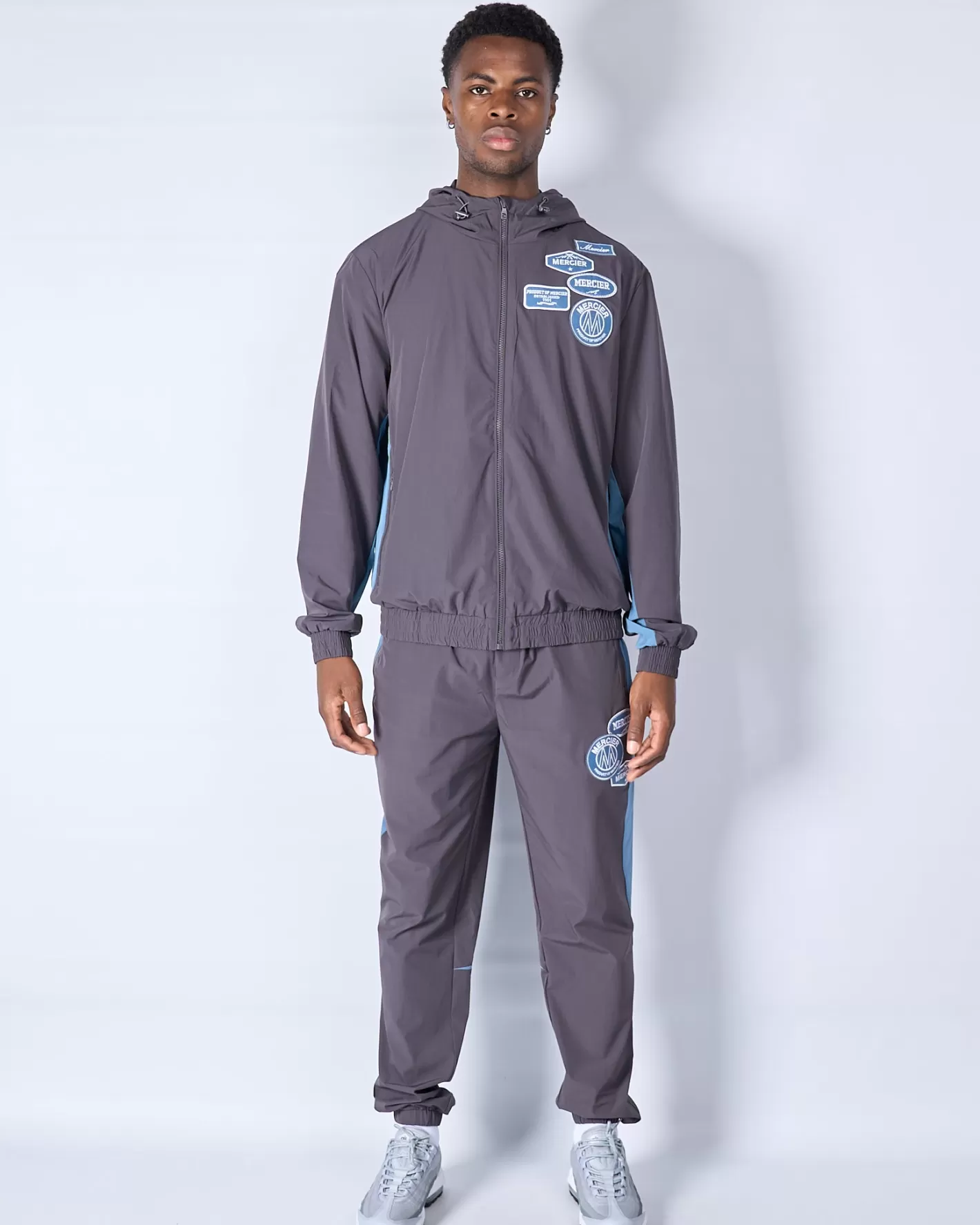 Homme Mercier Coupe-vent Et Cargaisons<Slate Flint Contrast Badge Pant