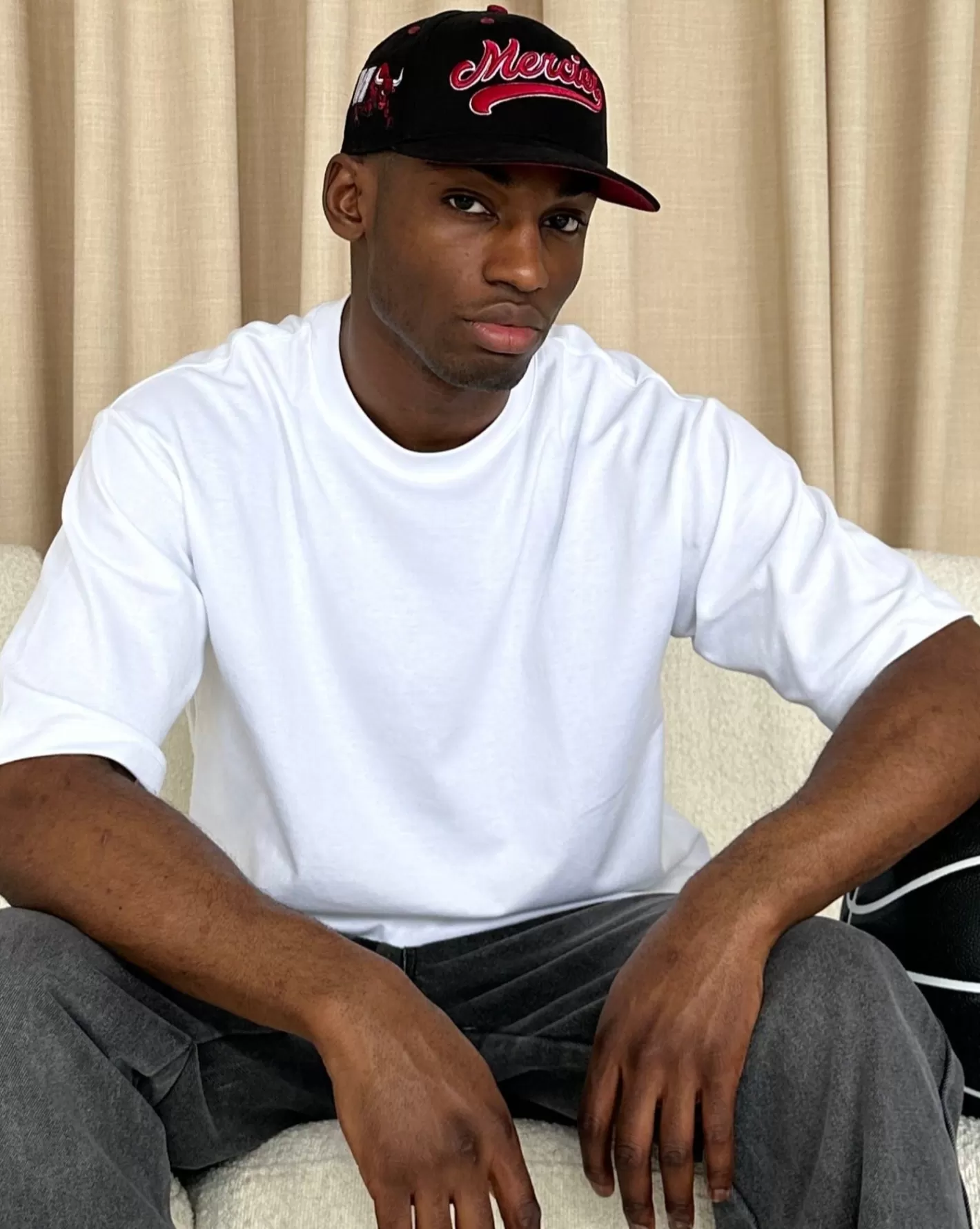 Homme Mercier Accessoires | Couvre-chef<Snapback Empire Noire