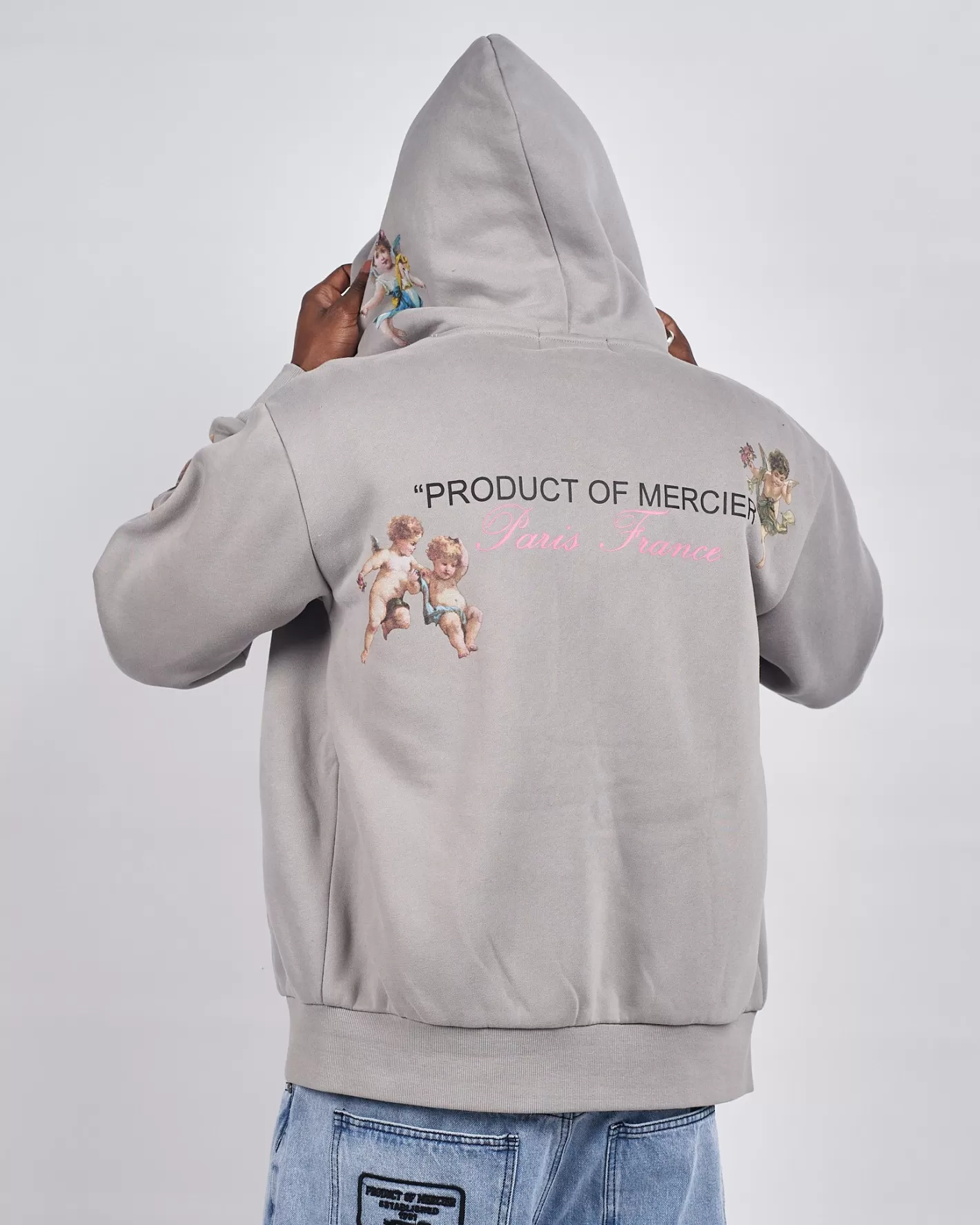 Homme Mercier Hauts De Survêtement/sweats À Capuche<Steel Angelo Produit de Zip Hoodies
