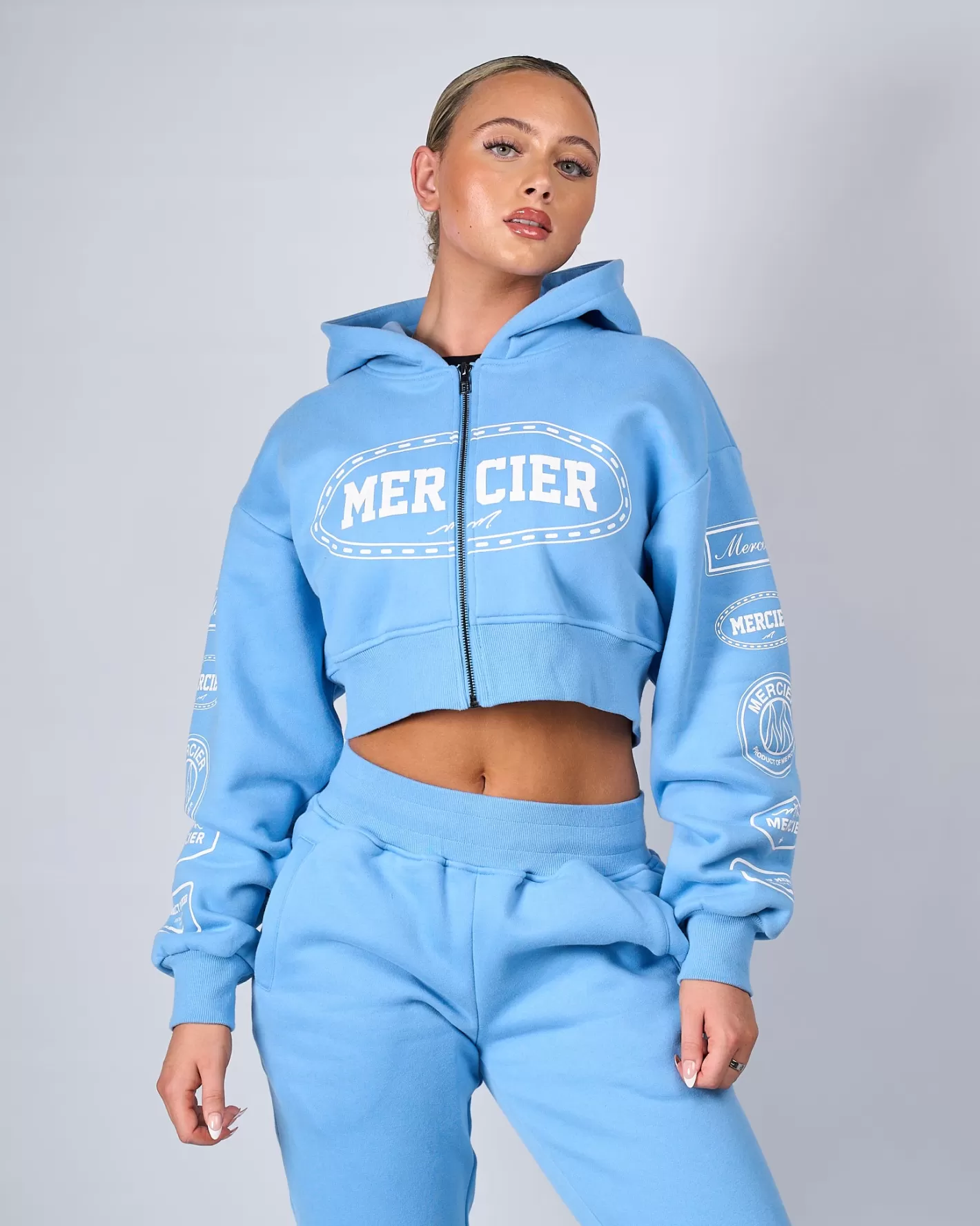 Femme Mercier Outlet Femmes<Sweat à capuche bleu-blanc Compton