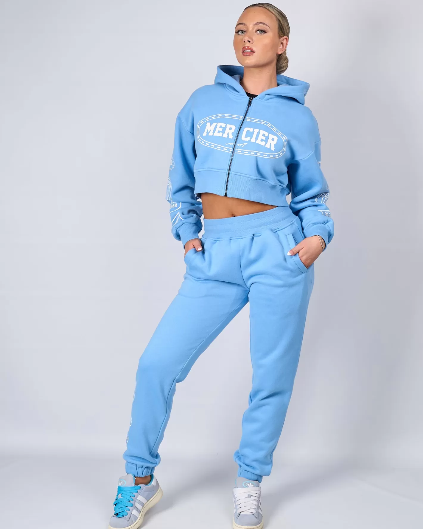 Femme Mercier Outlet Femmes<Sweat à capuche bleu-blanc Compton