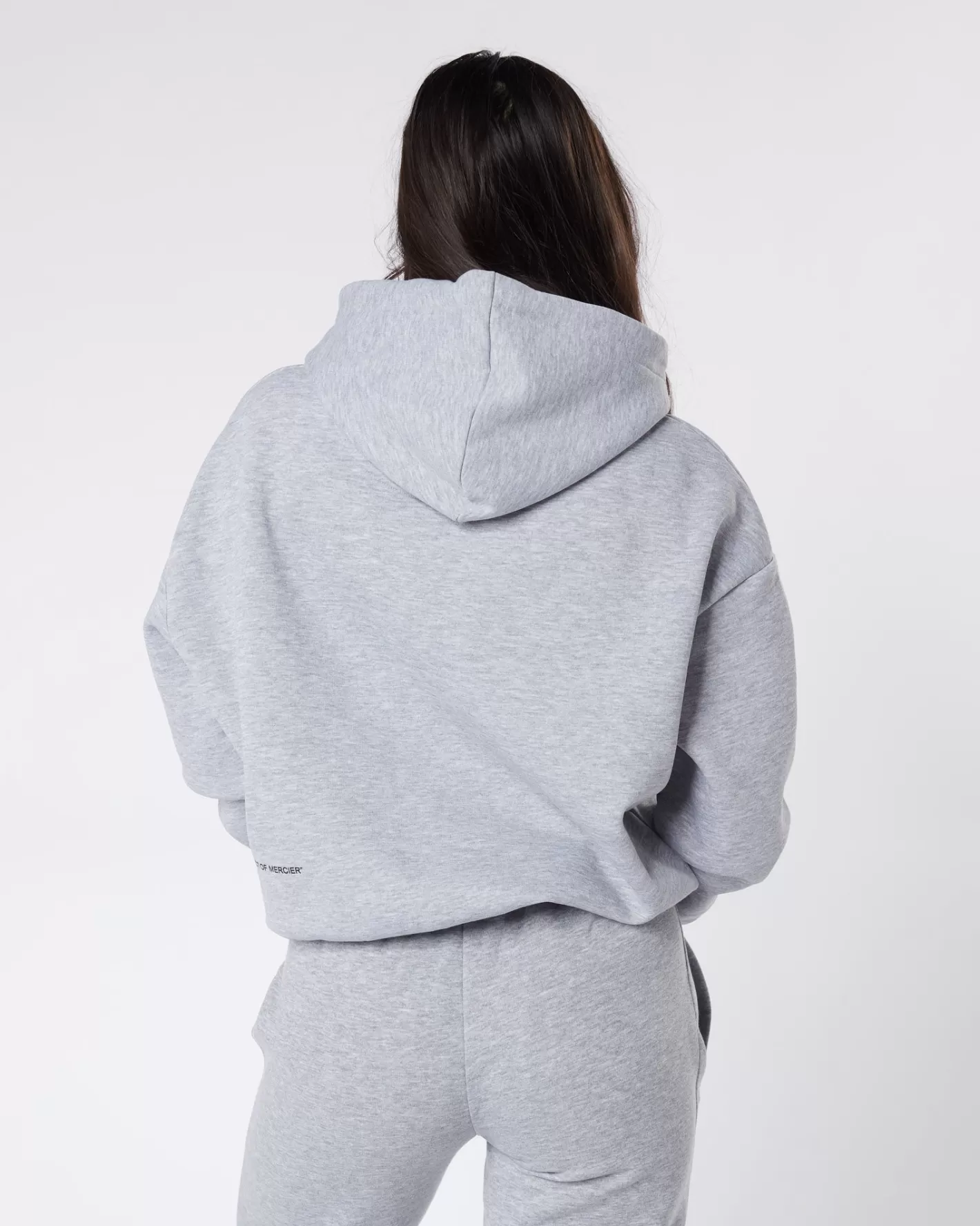 Femme Mercier Hoodies Des Femmes | Survêtements Pour Femmes<Sweat à capuche gris chiné Original Badge pour femme