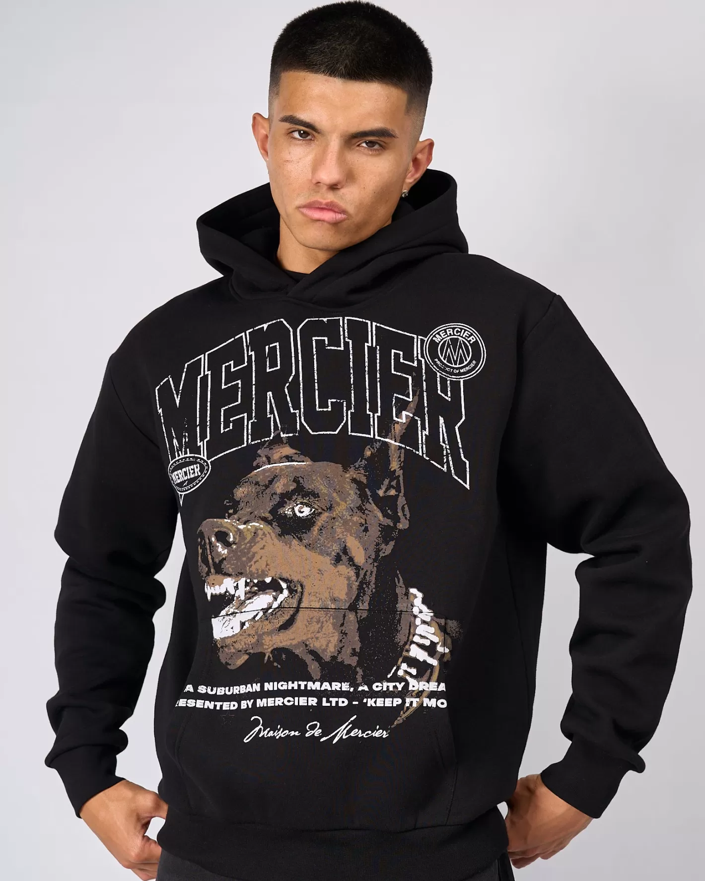 Homme Mercier Hauts De Survêtement/sweats À Capuche<Sweat à capuche noir Defender