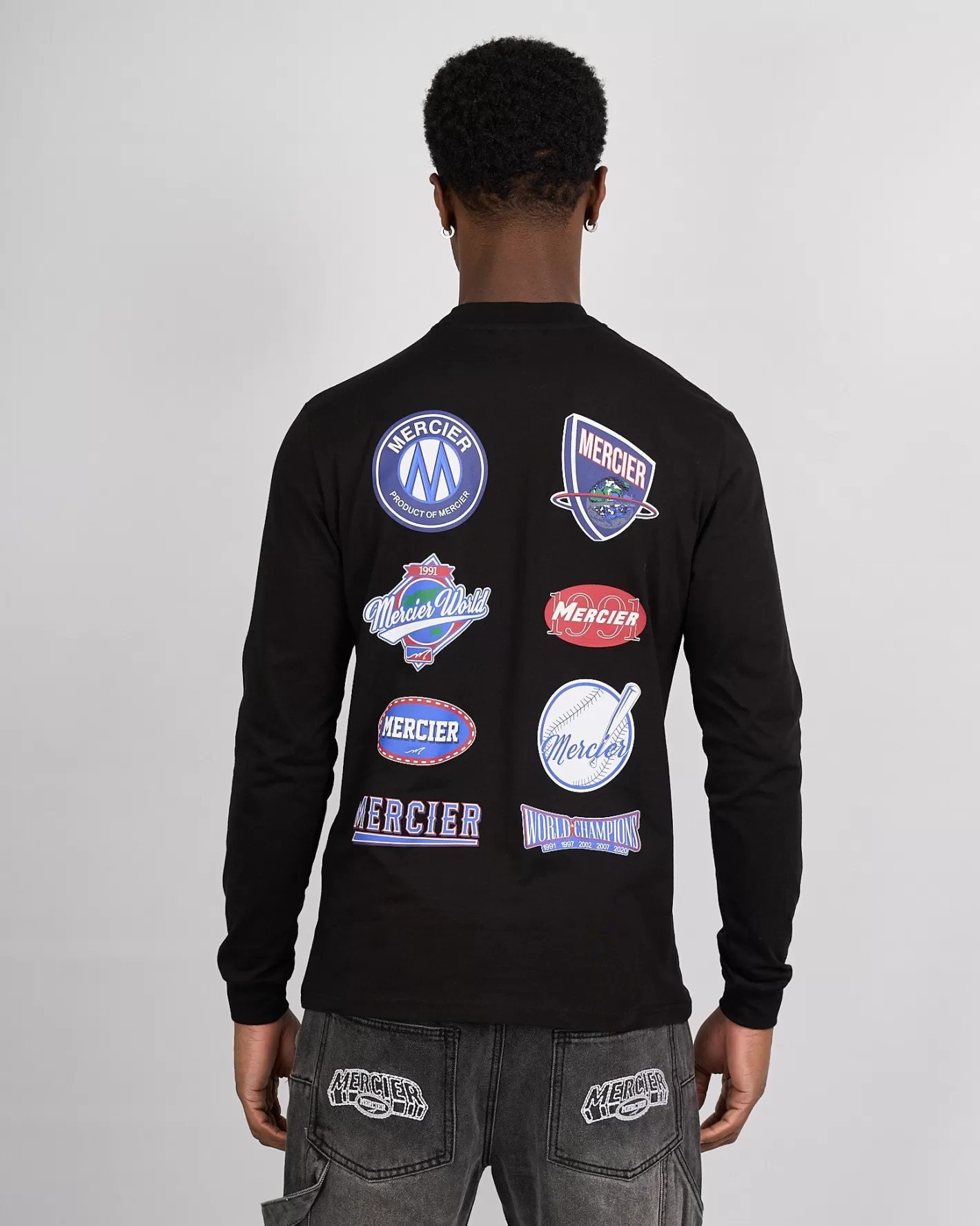 Homme Mercier T-shirts<Tshirt à manches longues noir The Series