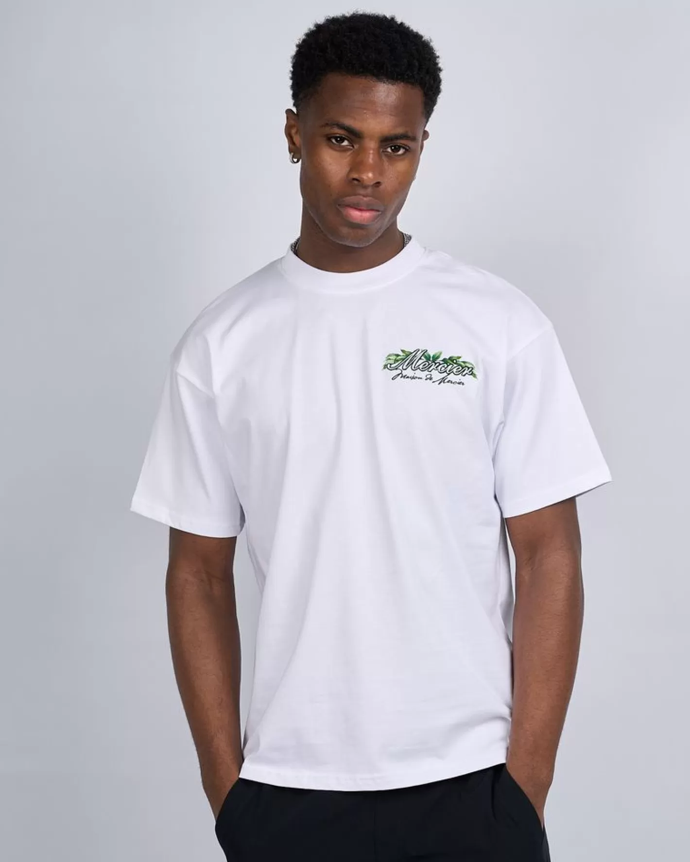Homme Mercier Ensembles D'été | T-shirts<Tshirt Blanc Palm Serve