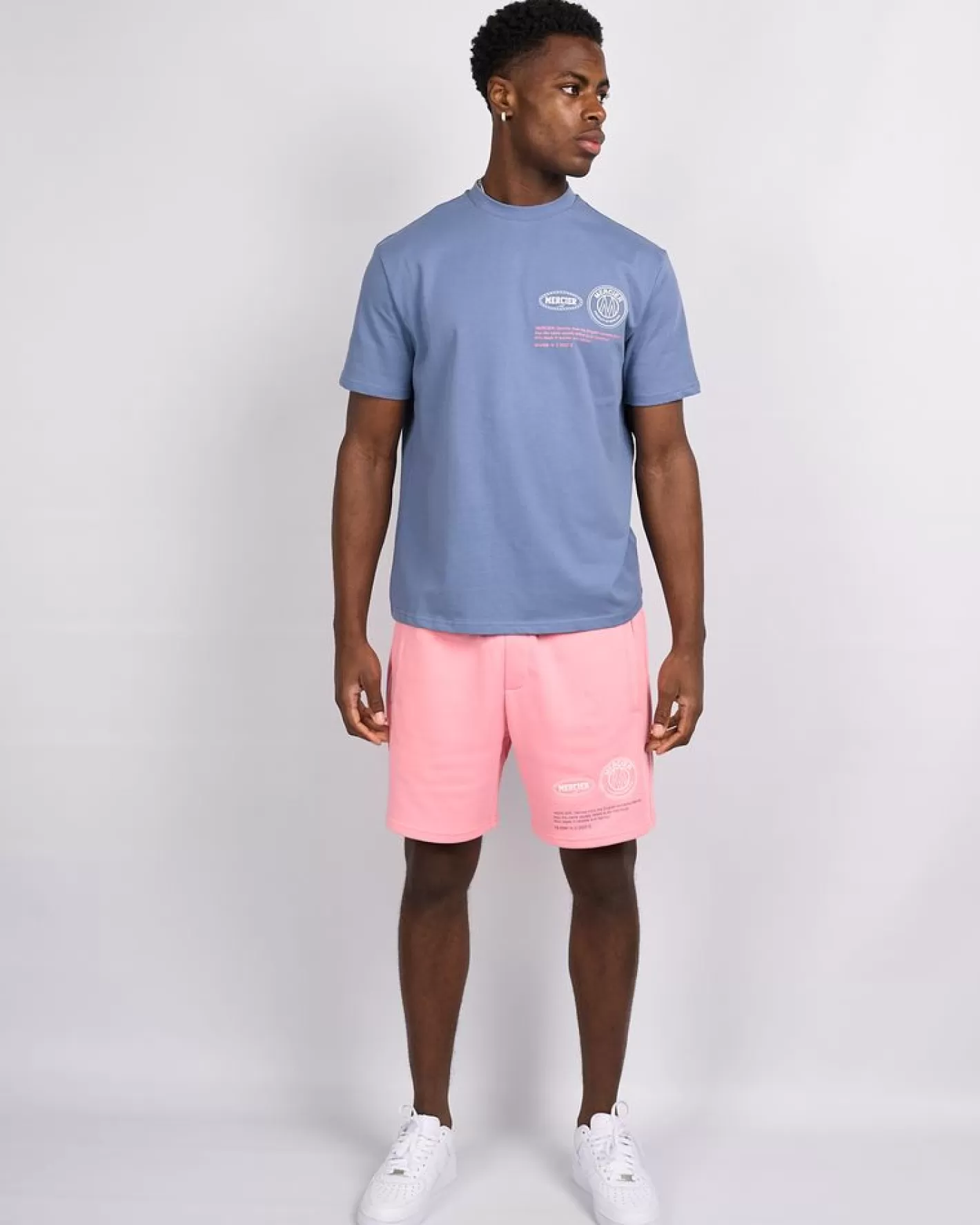 Homme Mercier Ensembles D'été | T-shirts<T-shirt Décontracté Caruso Rose Silex