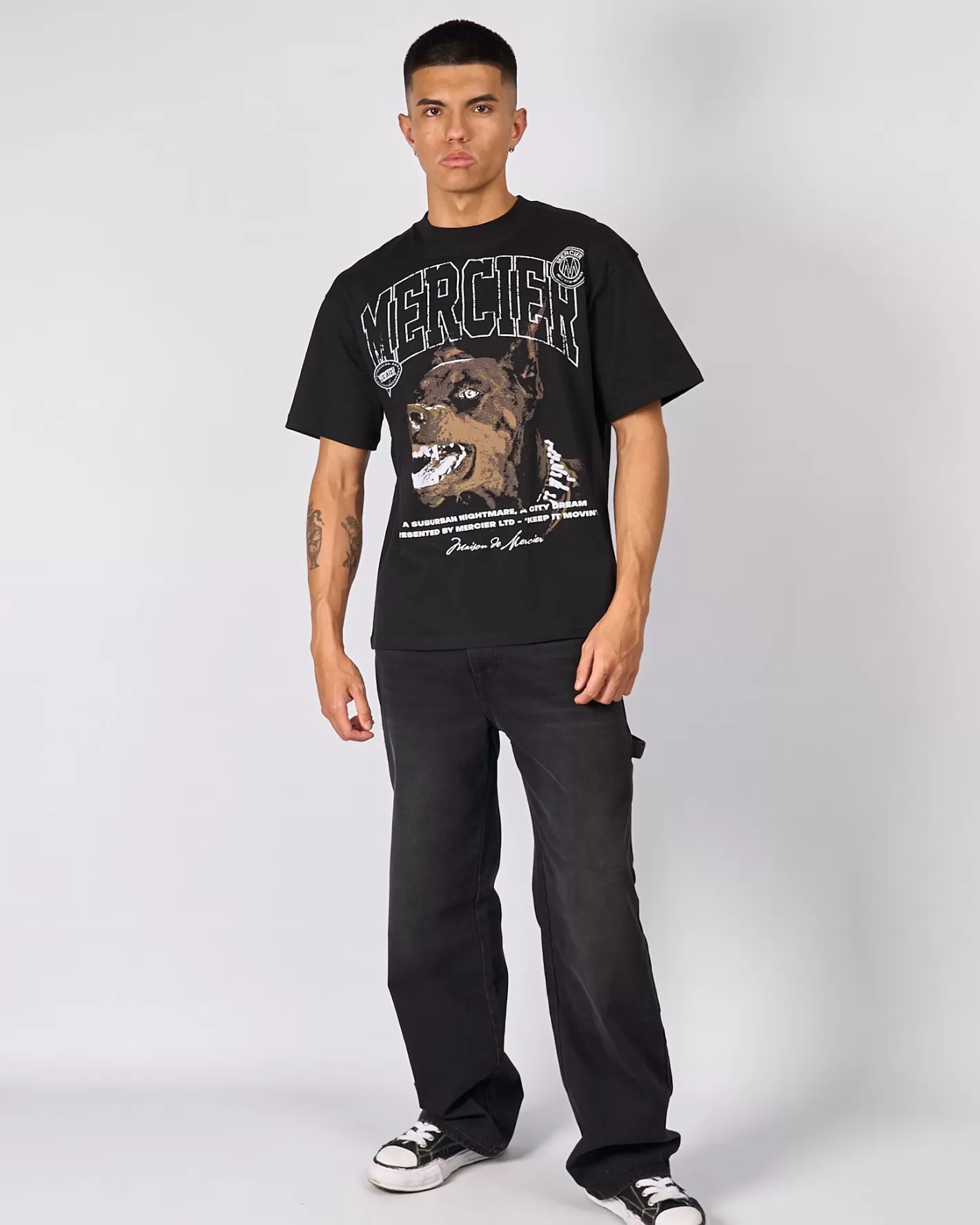 Homme Mercier T-shirts<Tshirt Defender Noir