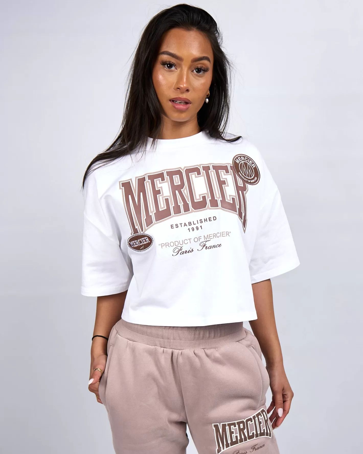 Femme Mercier Hauts Pour Femmes 23<Tshirt Kansas Cropped Blanc Pour Femmes