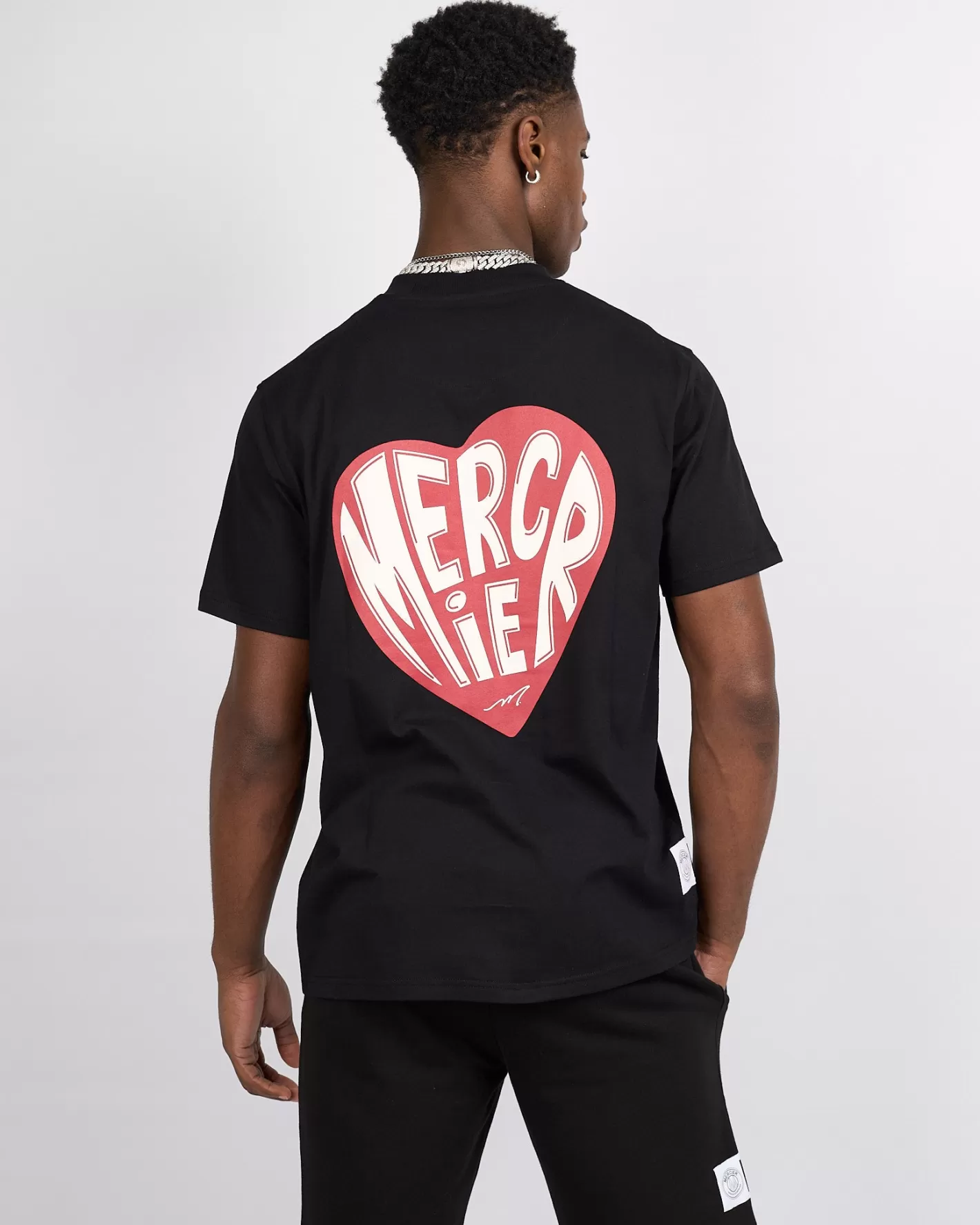 Homme Mercier Ensembles D'été | T-shirts<Tshirt noir Heart