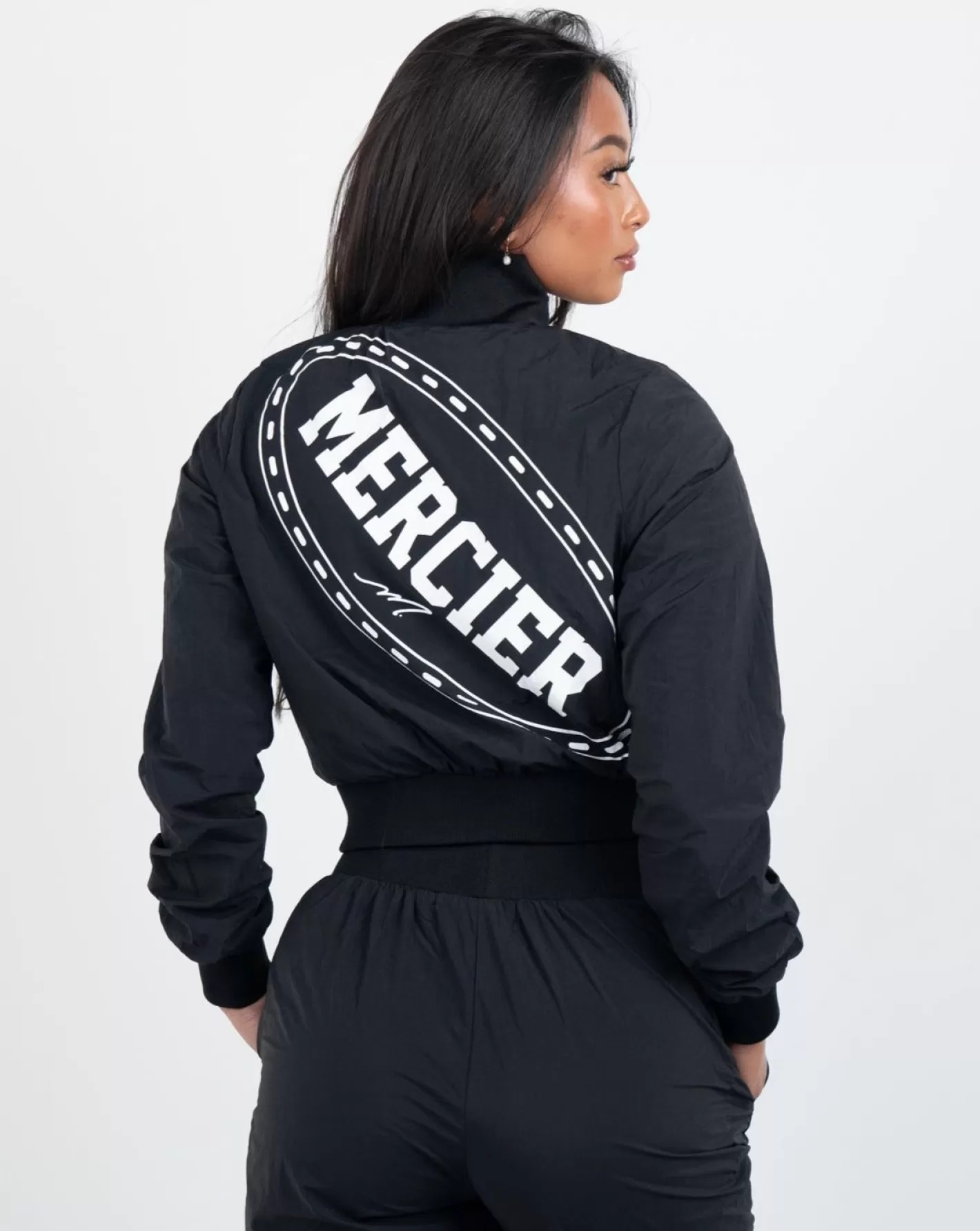 Femme Mercier Outlet Femmes | Vêtements D'extérieur Pour Femmes<Womens Black Maison Cropped Jacket
