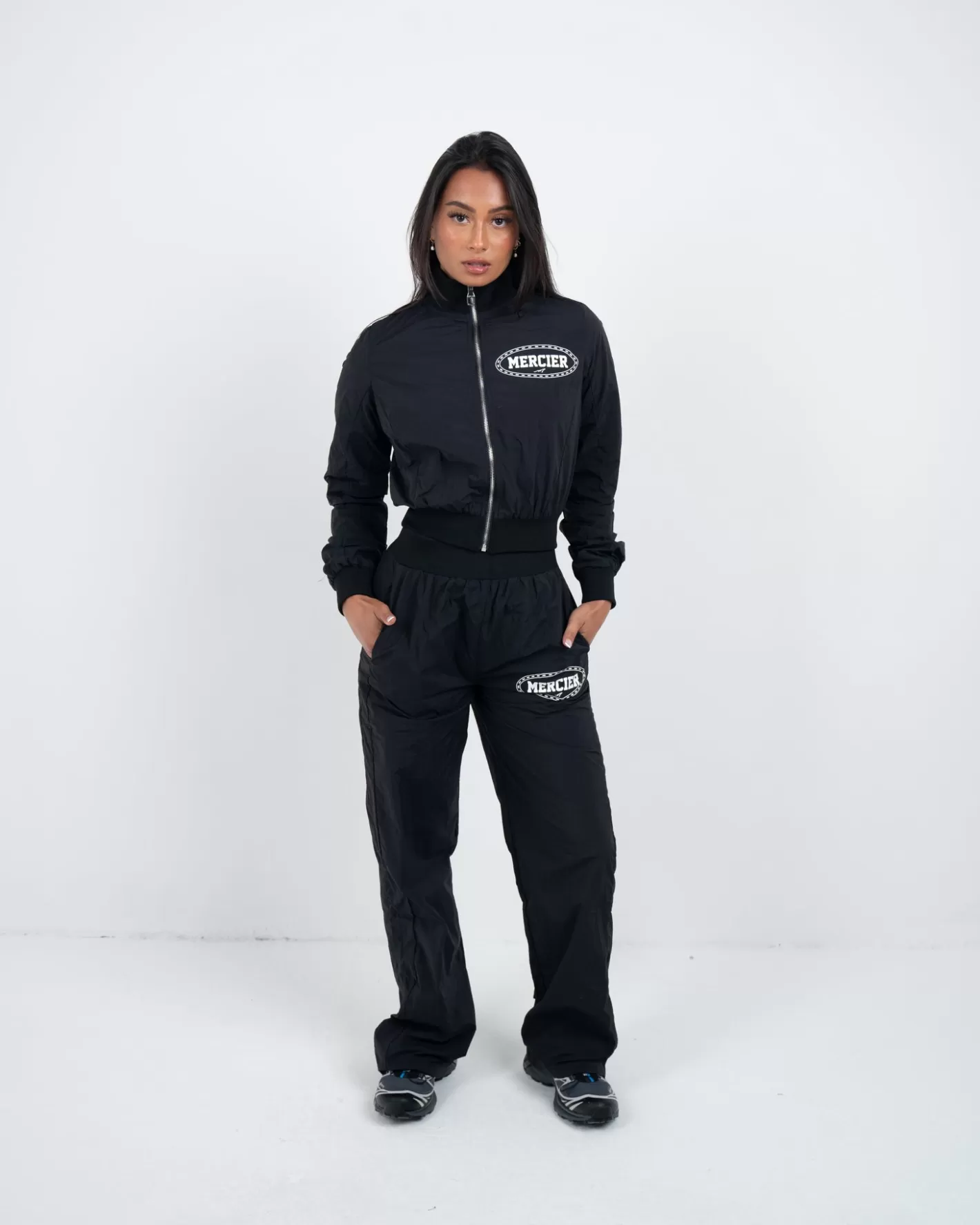 Femme Mercier Outlet Femmes | Vêtements D'extérieur Pour Femmes<Womens Black Maison Cropped Jacket