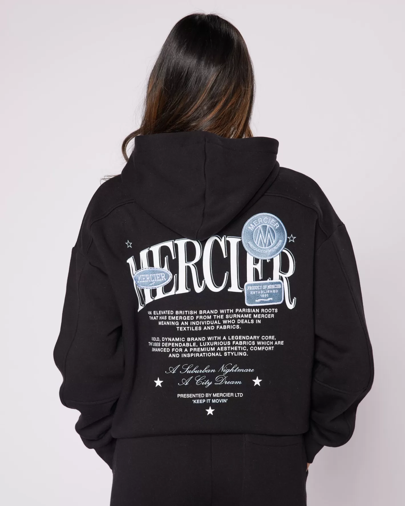 Femme Mercier Hoodies Des Femmes | Survêtements Pour Femmes<Womens Black Origins Hoodie