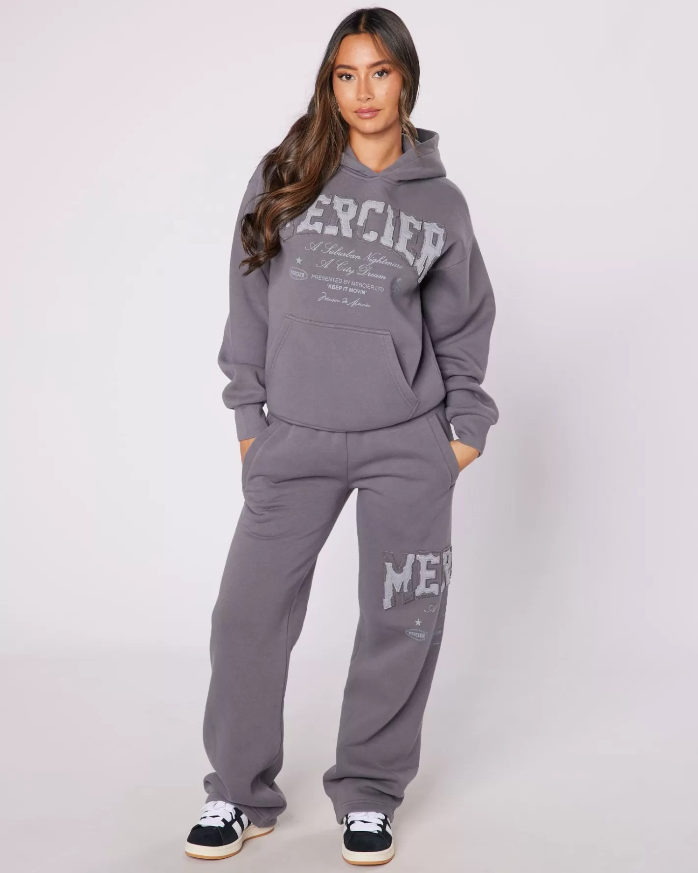 Femme Mercier Hoodies Des Femmes | Survêtements Pour Femmes<Womens Charcoal Grey City Dreams Hoodie