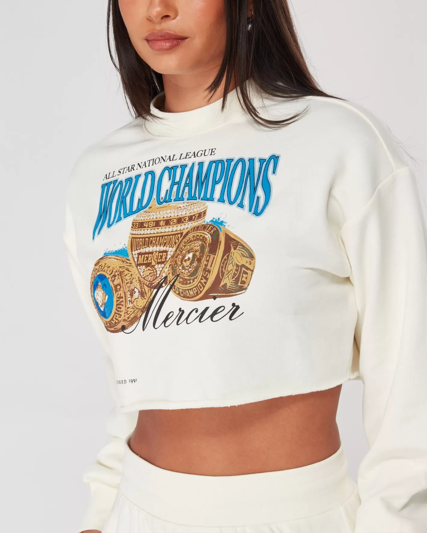 Femme Mercier Outlet Femmes | Hauts Pour Femmes 23<Womens Coconut Champions Crop