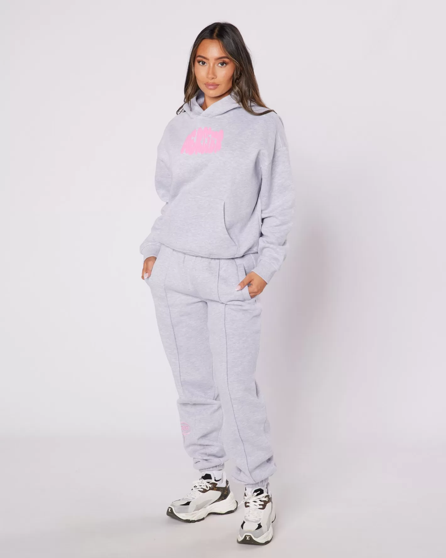 Femme Mercier Pantalons De Jogging/leggings Pour Femmes | Survêtements Pour Femmes<Womens Grey Pink Bubble Jogger